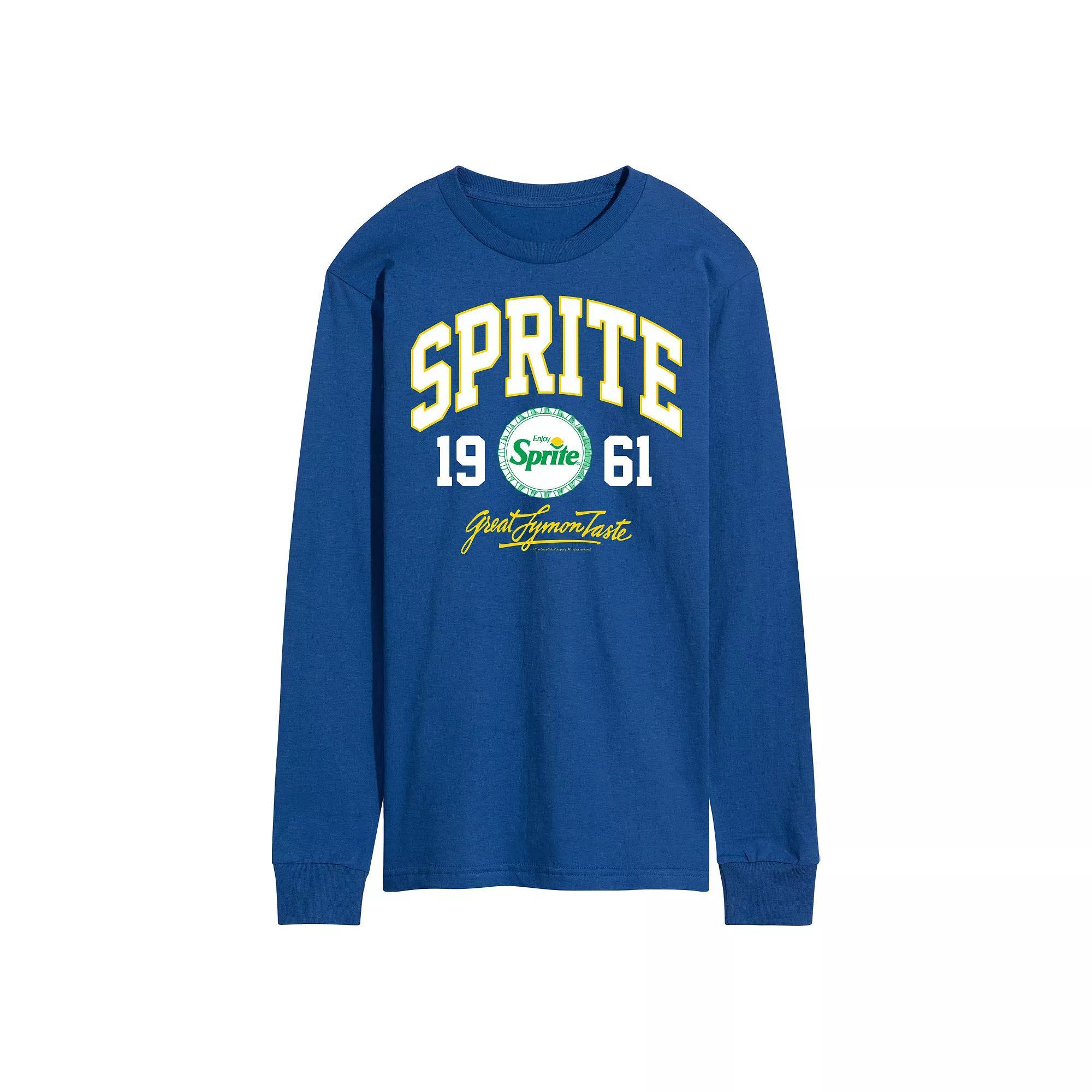 Mens Sprite Collegiate Long Sleeve Graphic Tee Product Image