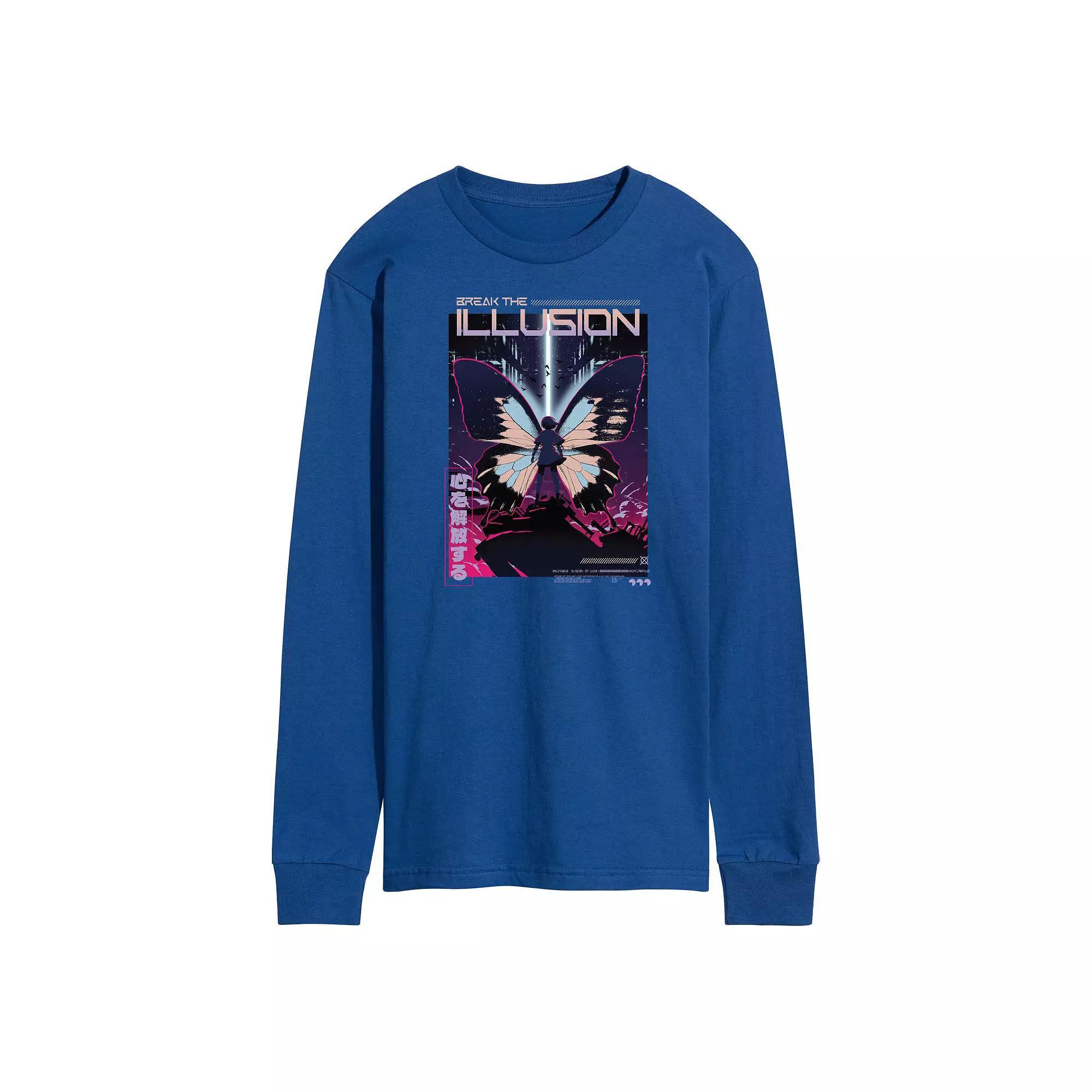 Mens Break The Illusion Tee Blue Product Image