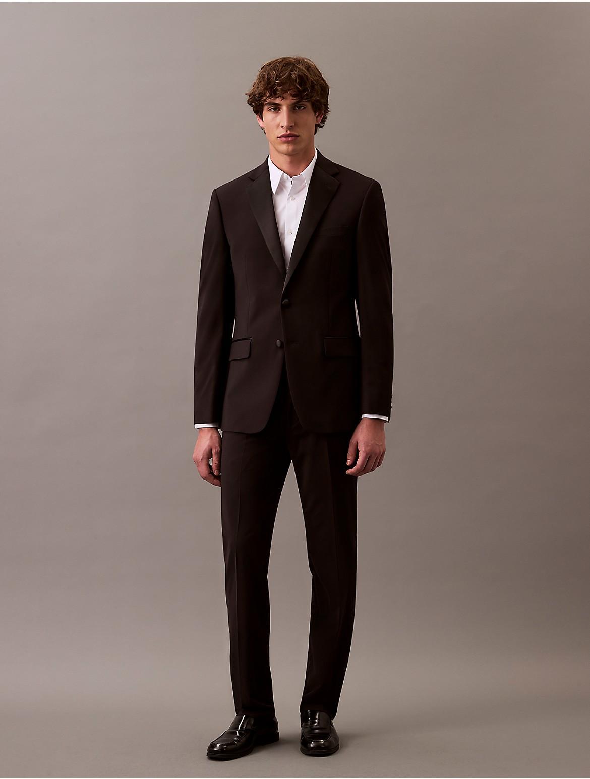 Calvin Klein Men's Tuxedo Pants - Black - 36W x 32L Product Image