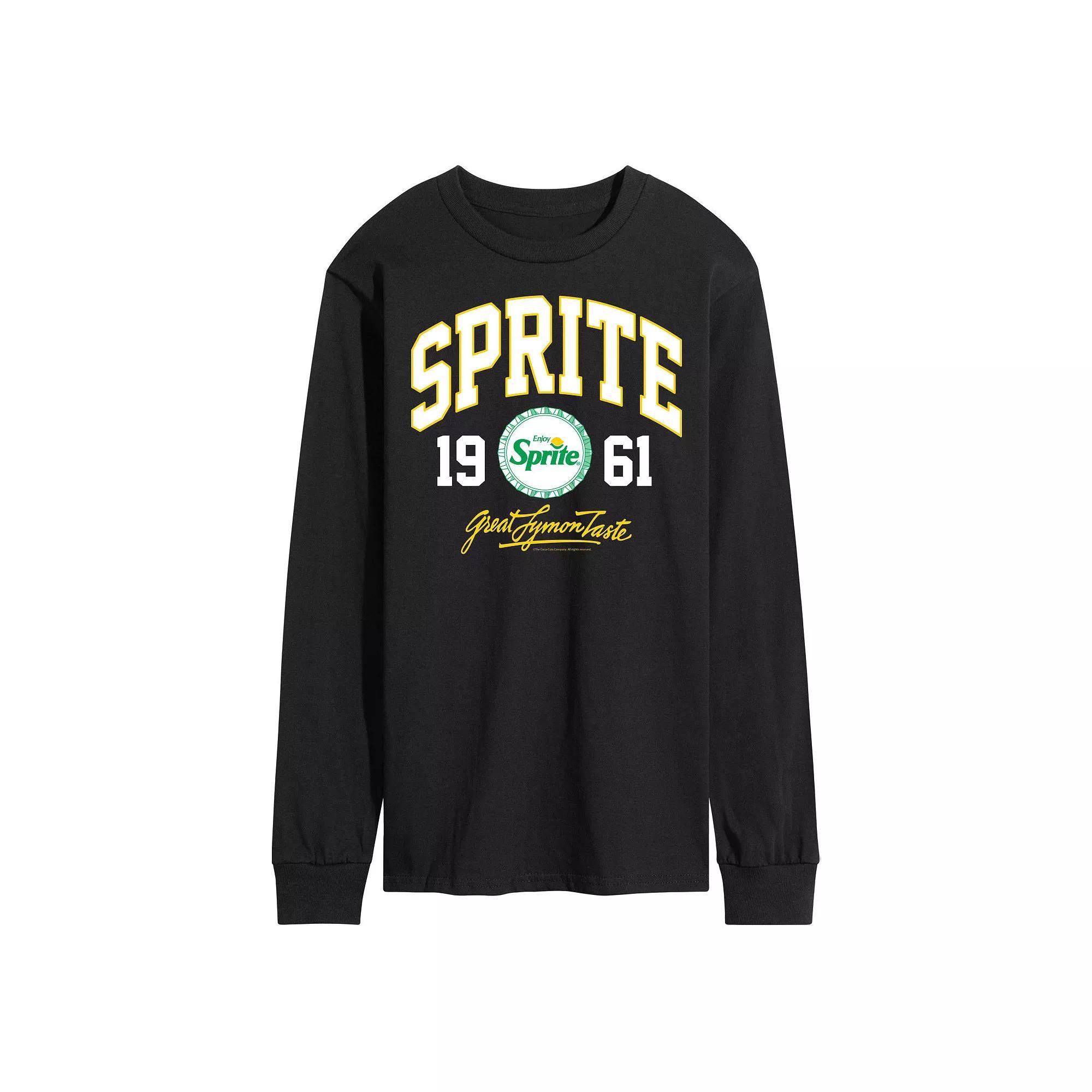 Mens Sprite Collegiate Long Sleeve Graphic Tee Product Image