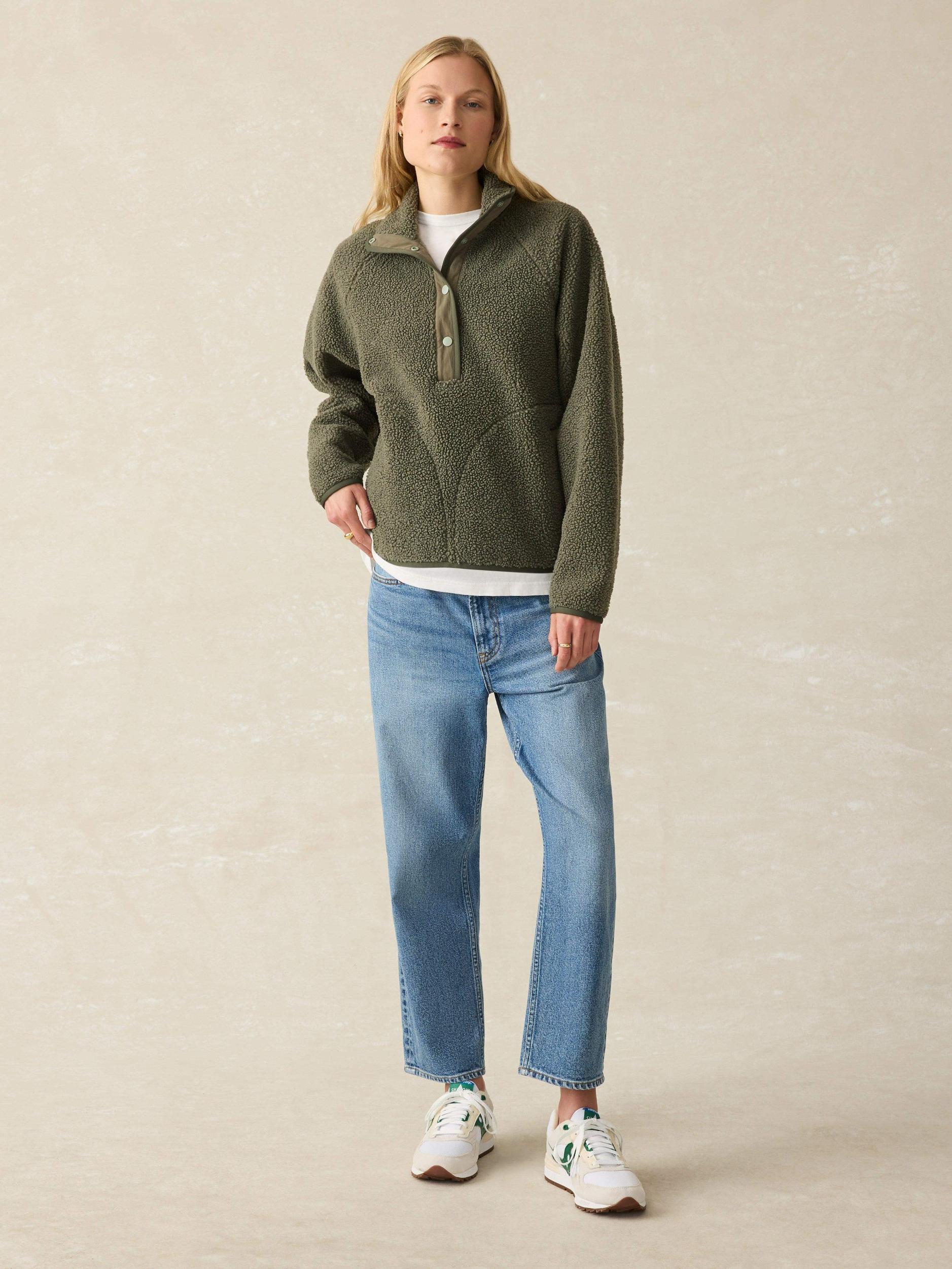 Fireside Fleece Popover - Beetle Female Product Image