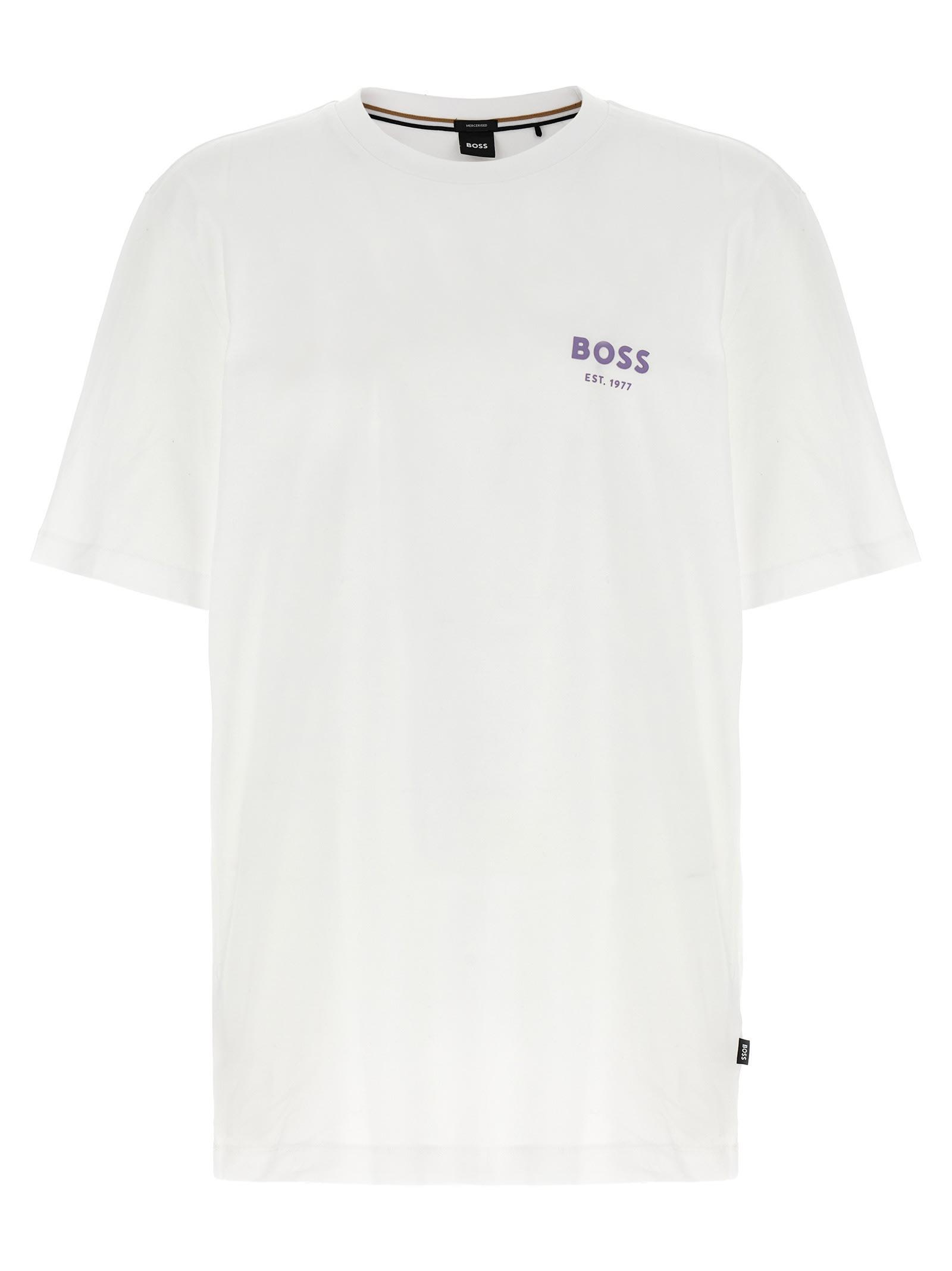 HUGO BOSS Thompson 24 T-shirt In White Product Image