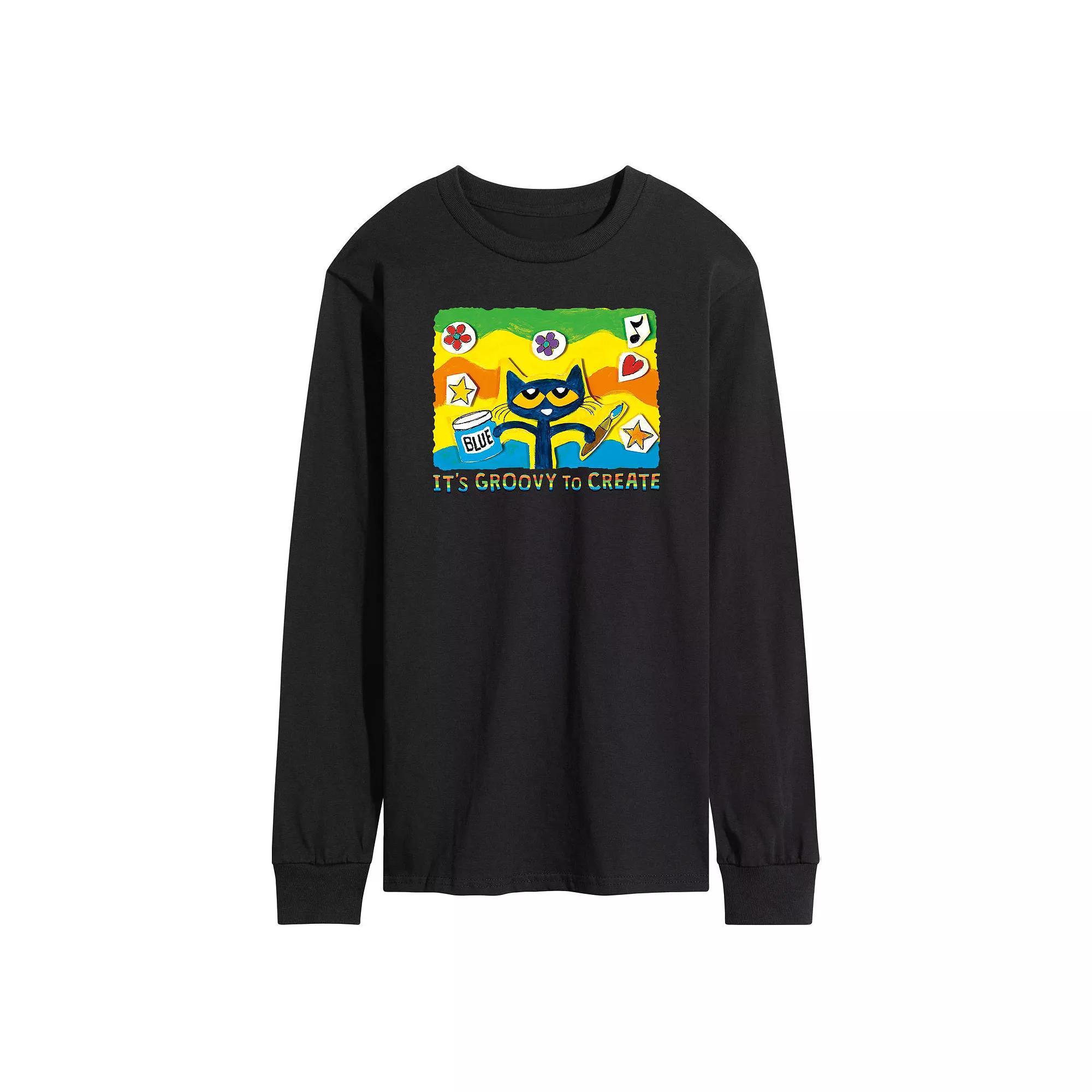 Mens Pete The Cat Groovy Create Tee Product Image