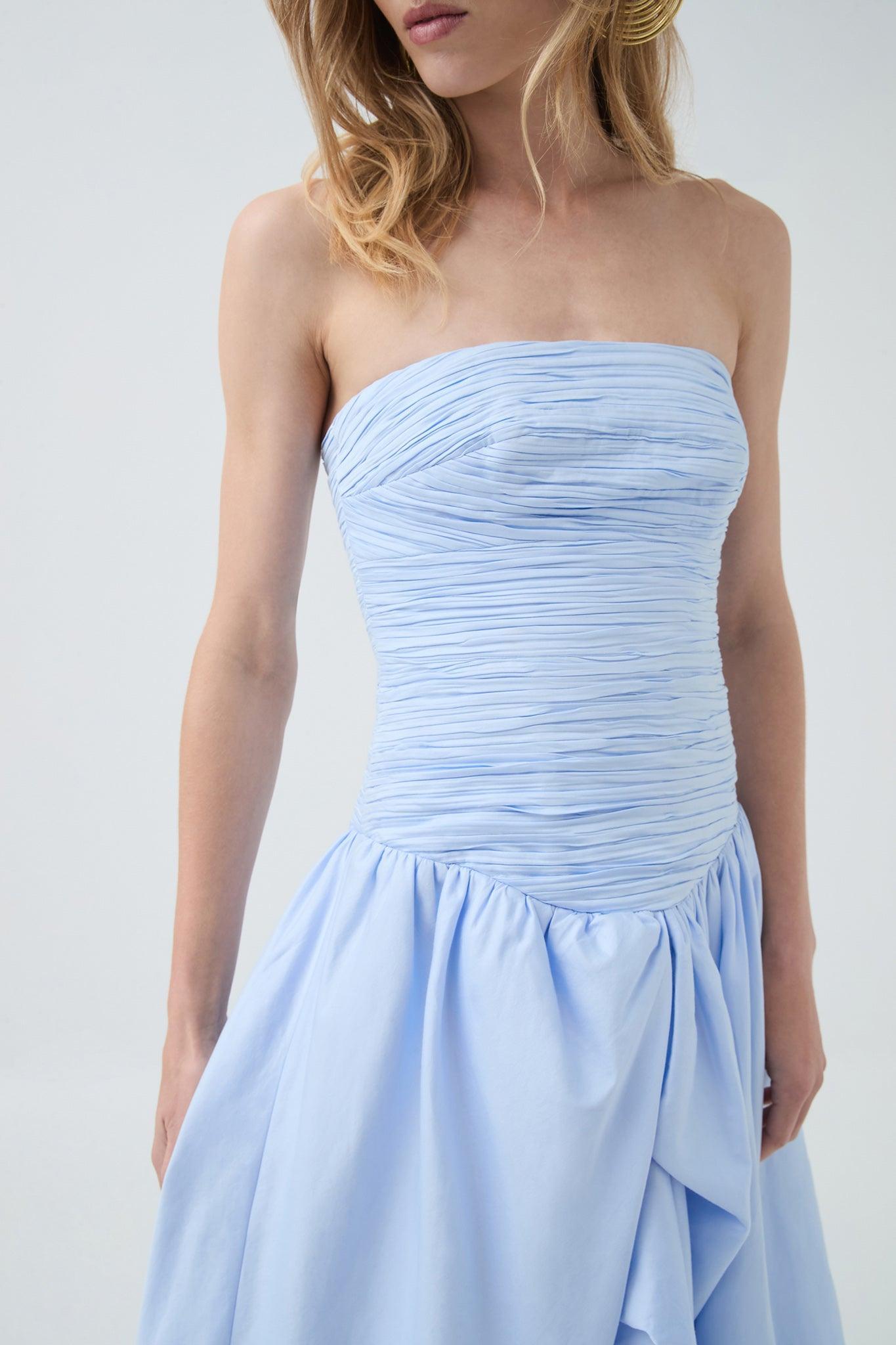 Violette Bubble Hem Maxi Dress Product Image