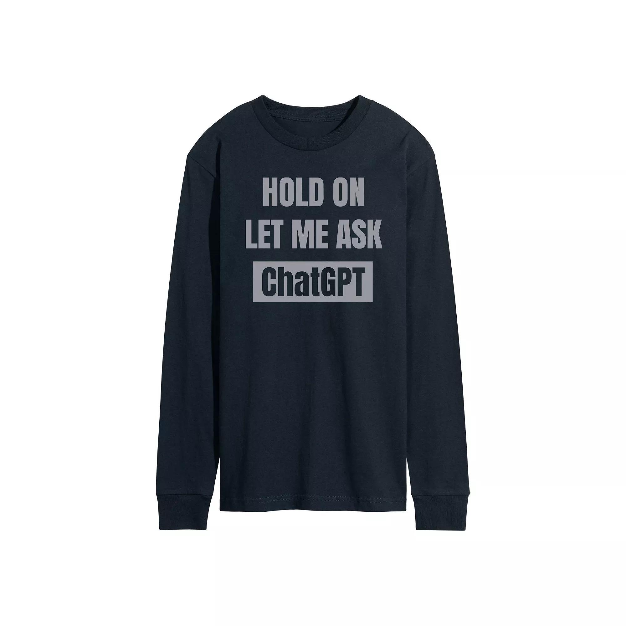 Men's Elf Smiling My Favorite Long Sleeve Tee, Size: Small, Gray Product Image