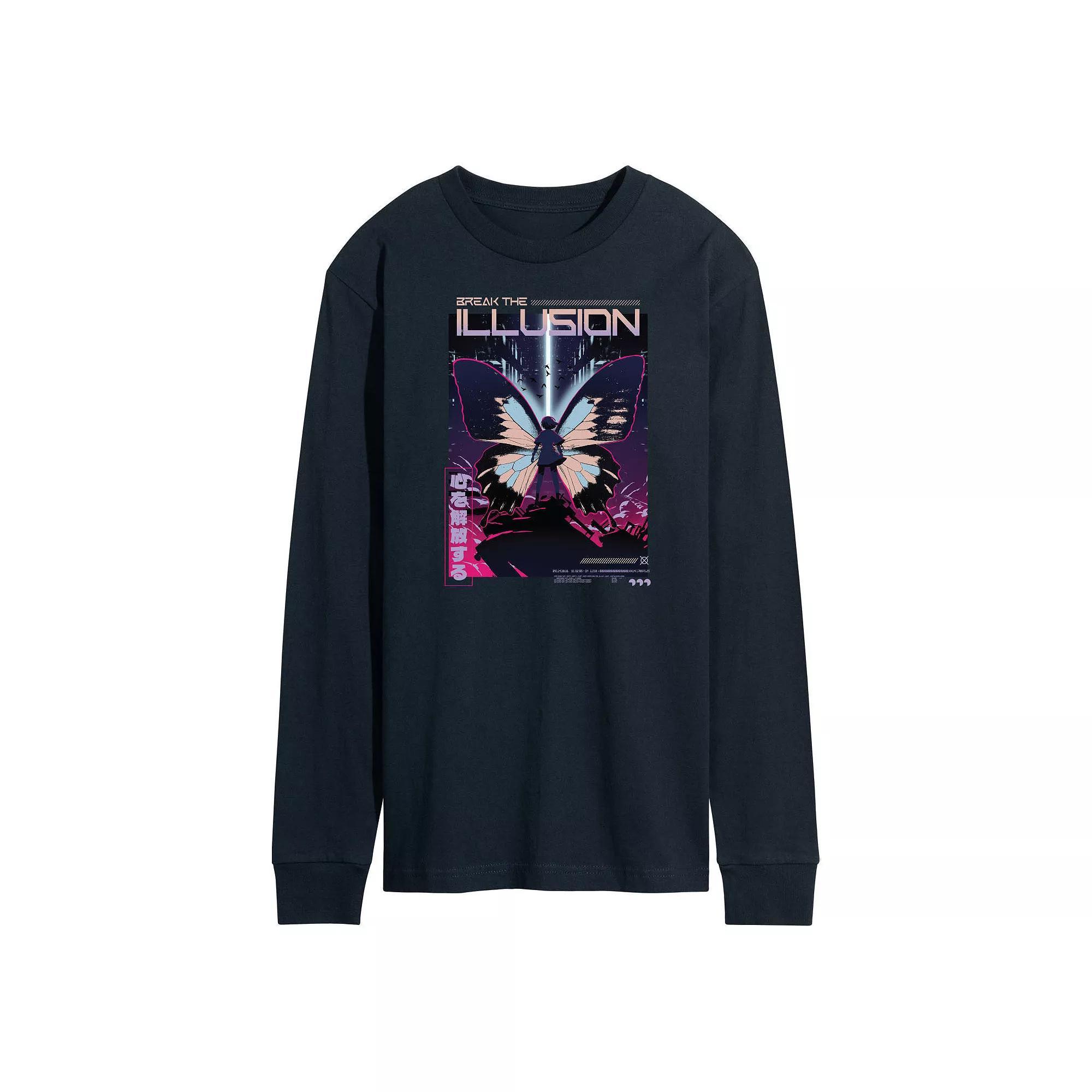 Mens Break The Illusion Tee Blue Product Image