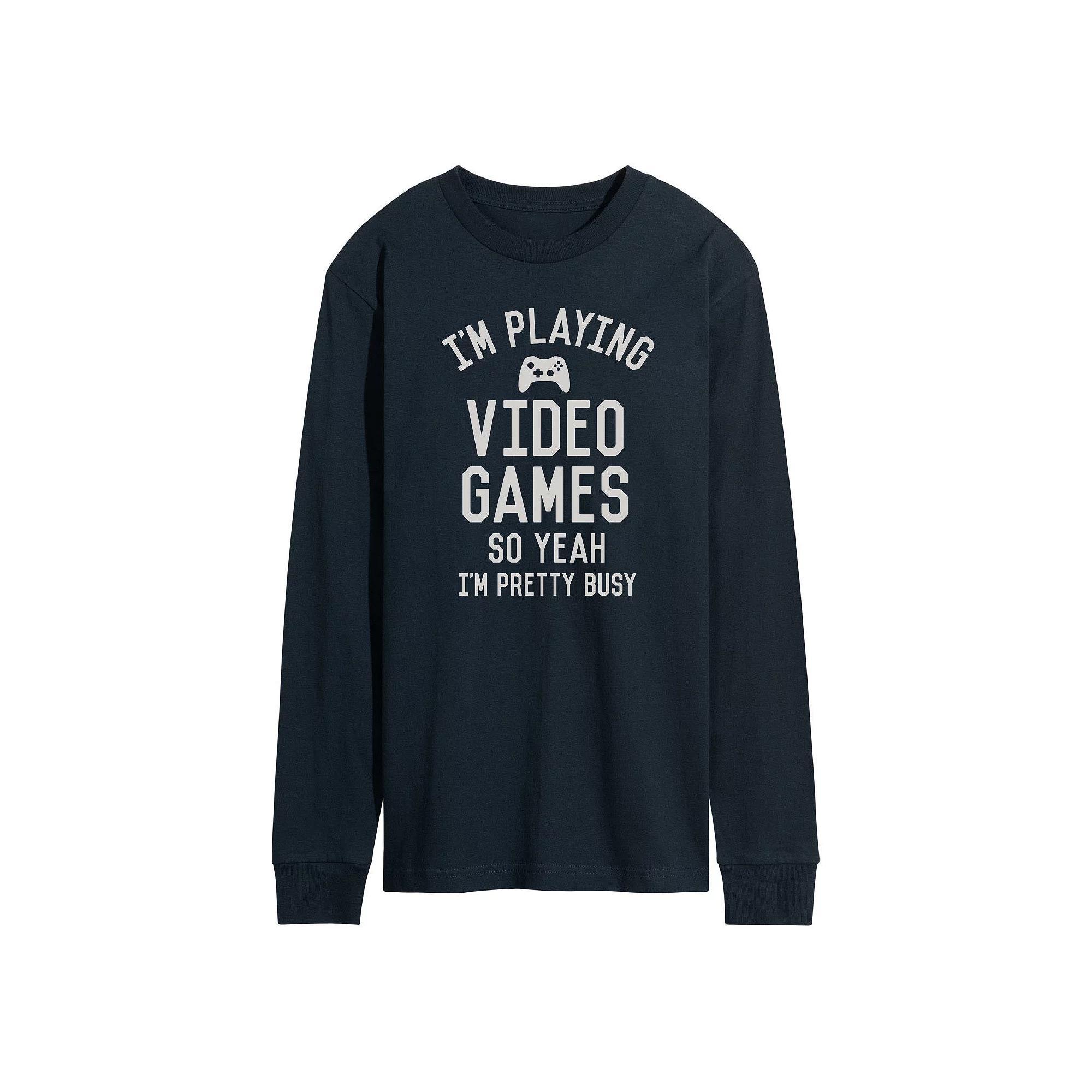 Mens Leinenkugels Canoe Logo Long Sleeve Graphic Tee Blue Product Image