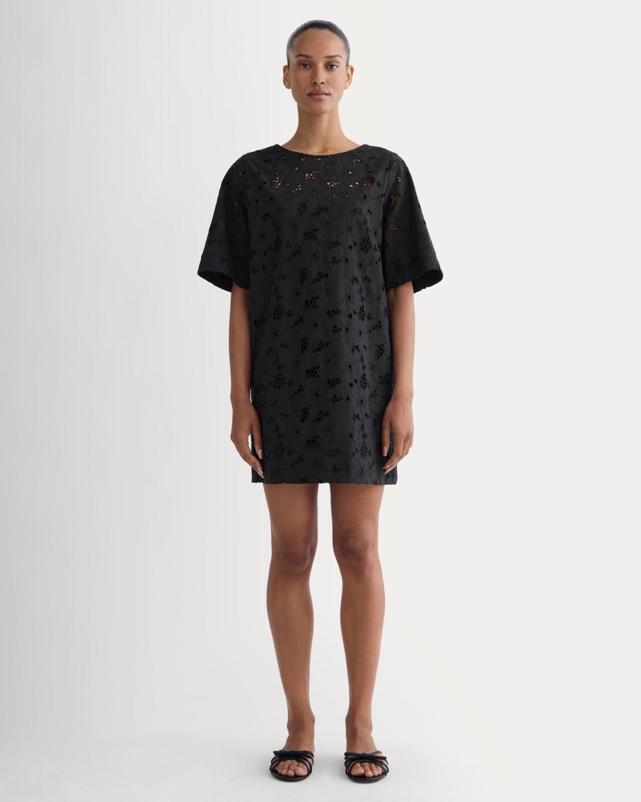 Womens Eyelet Mini Shift Dress by Everlane Product Image