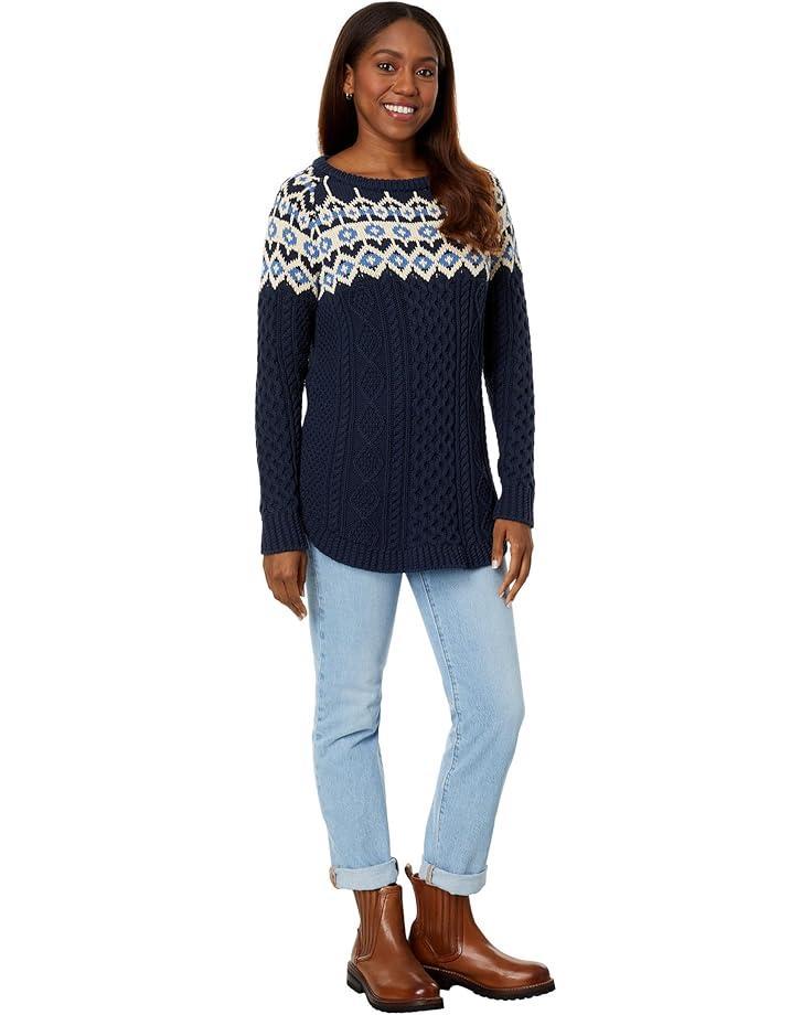 Cotton Ragg Crew Neck Fair Isle Product Image