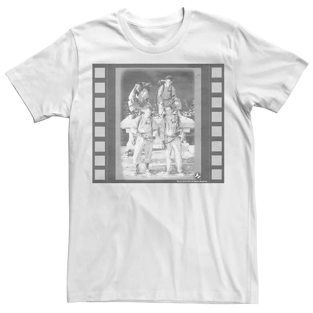 Big & Tall Ghostbusters Group Shot Vintage Film Poster Tee, Men's, Size: XLT, White Product Image
