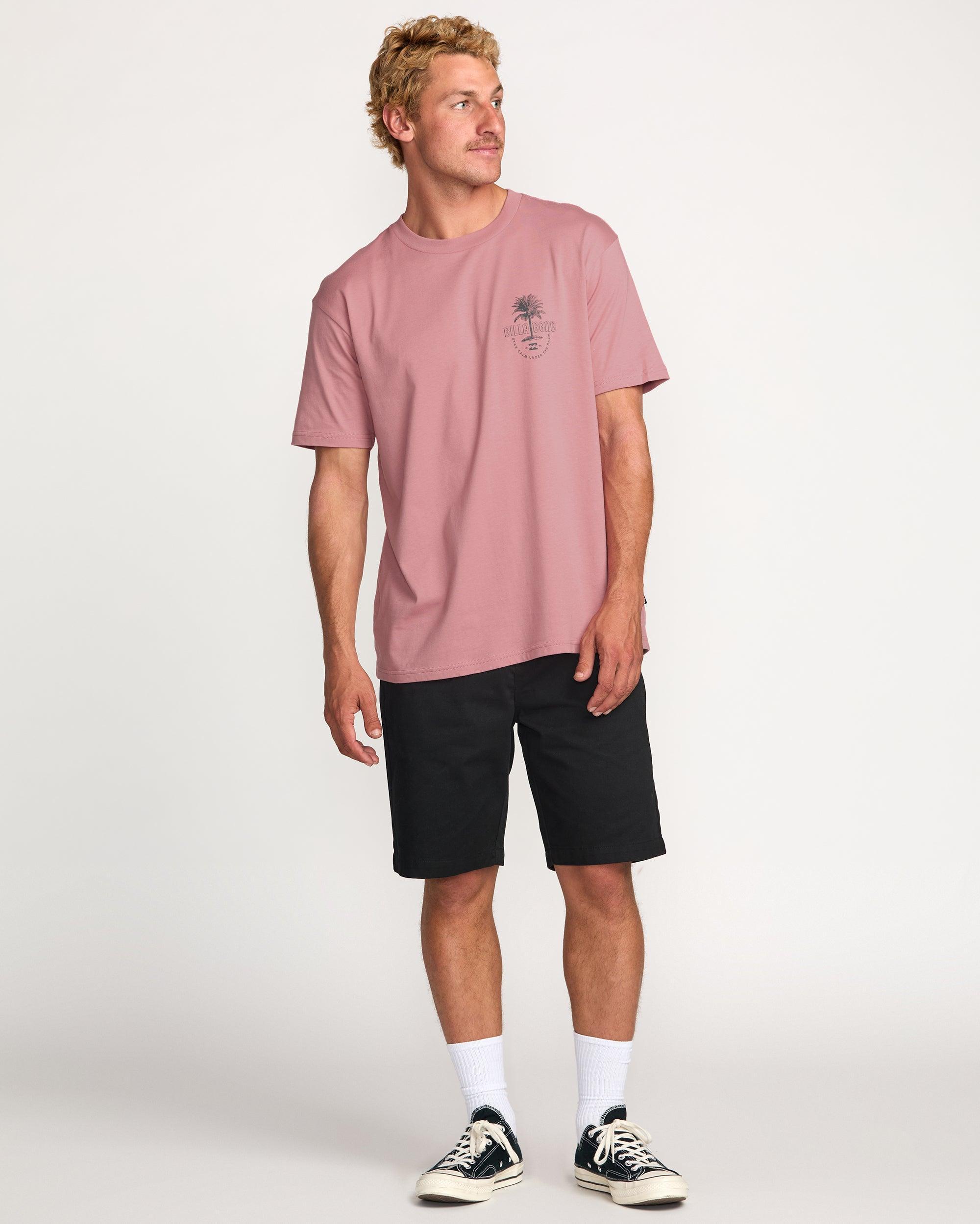 Calm Palm Premium Tee - Dusty Pink Male Product Image