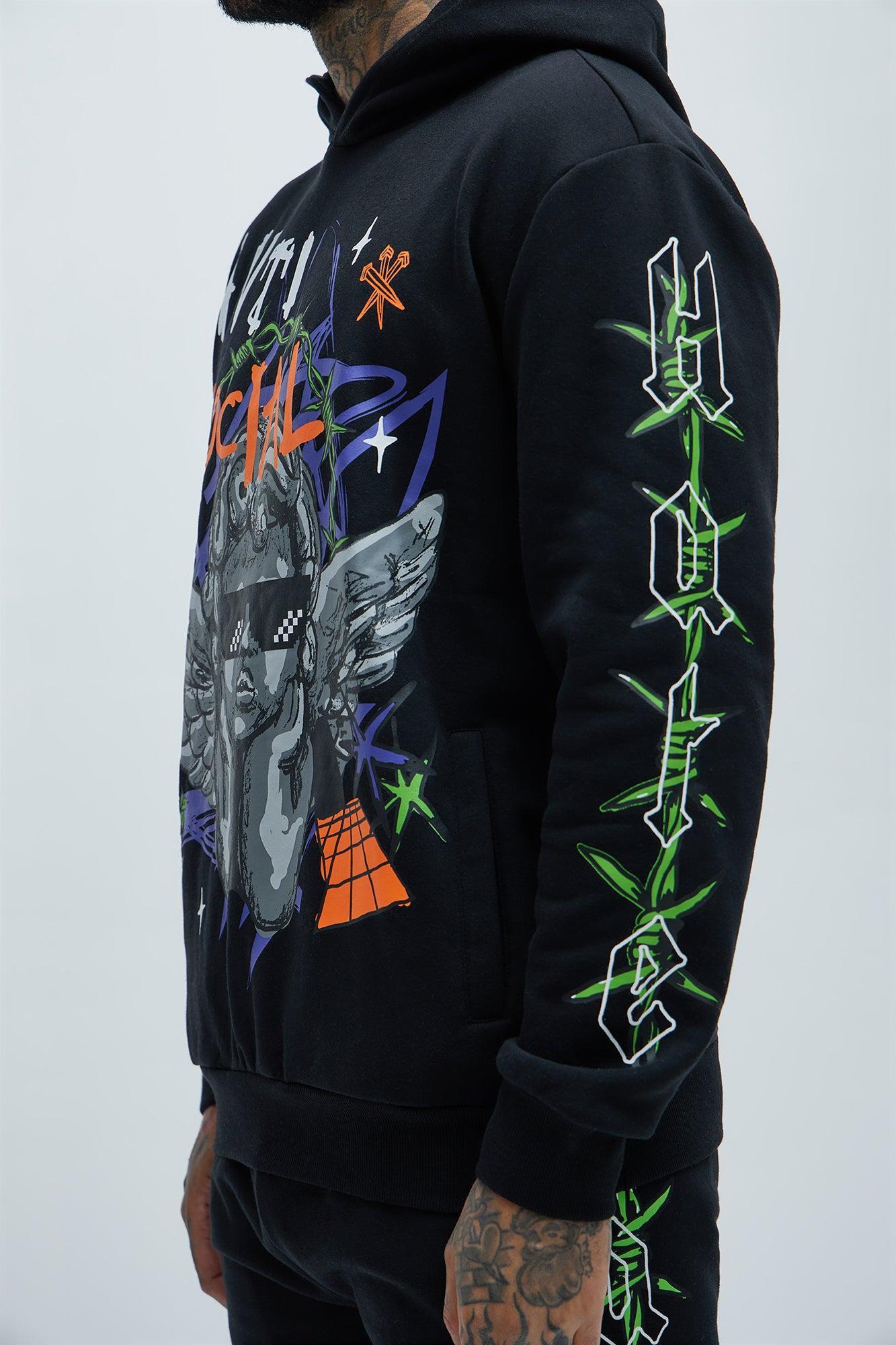 Love The Hate Hoodie - Black Product Image