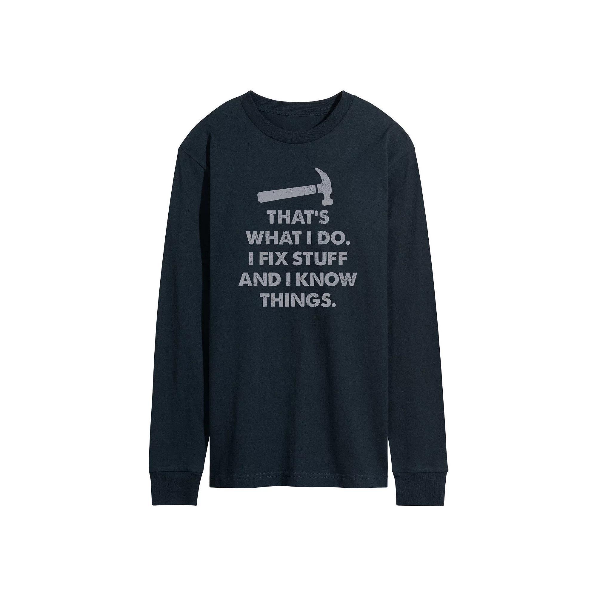 Mens Barbie The Movie Mojo Dojo Casa House Long Sleeve Graphic Tee Blue Product Image