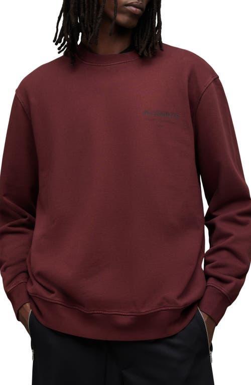 AllSaints Underground Crew (Grey) Men's Sweater Product Image