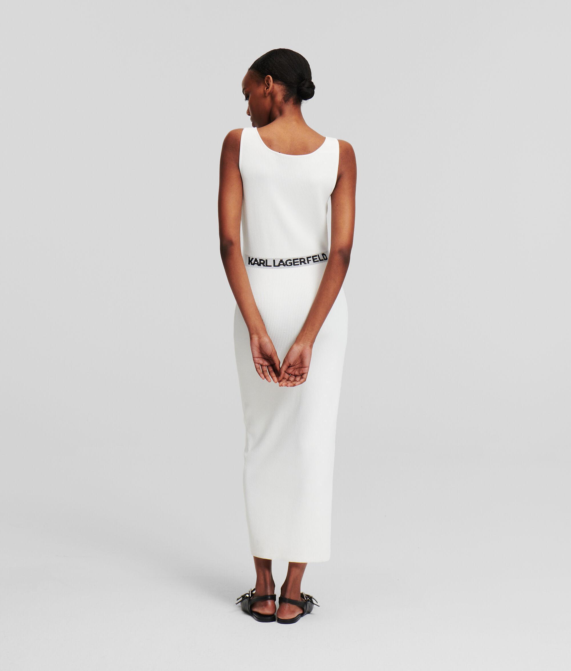 RIB-KNIT SLEEVELESS DRESS Product Image