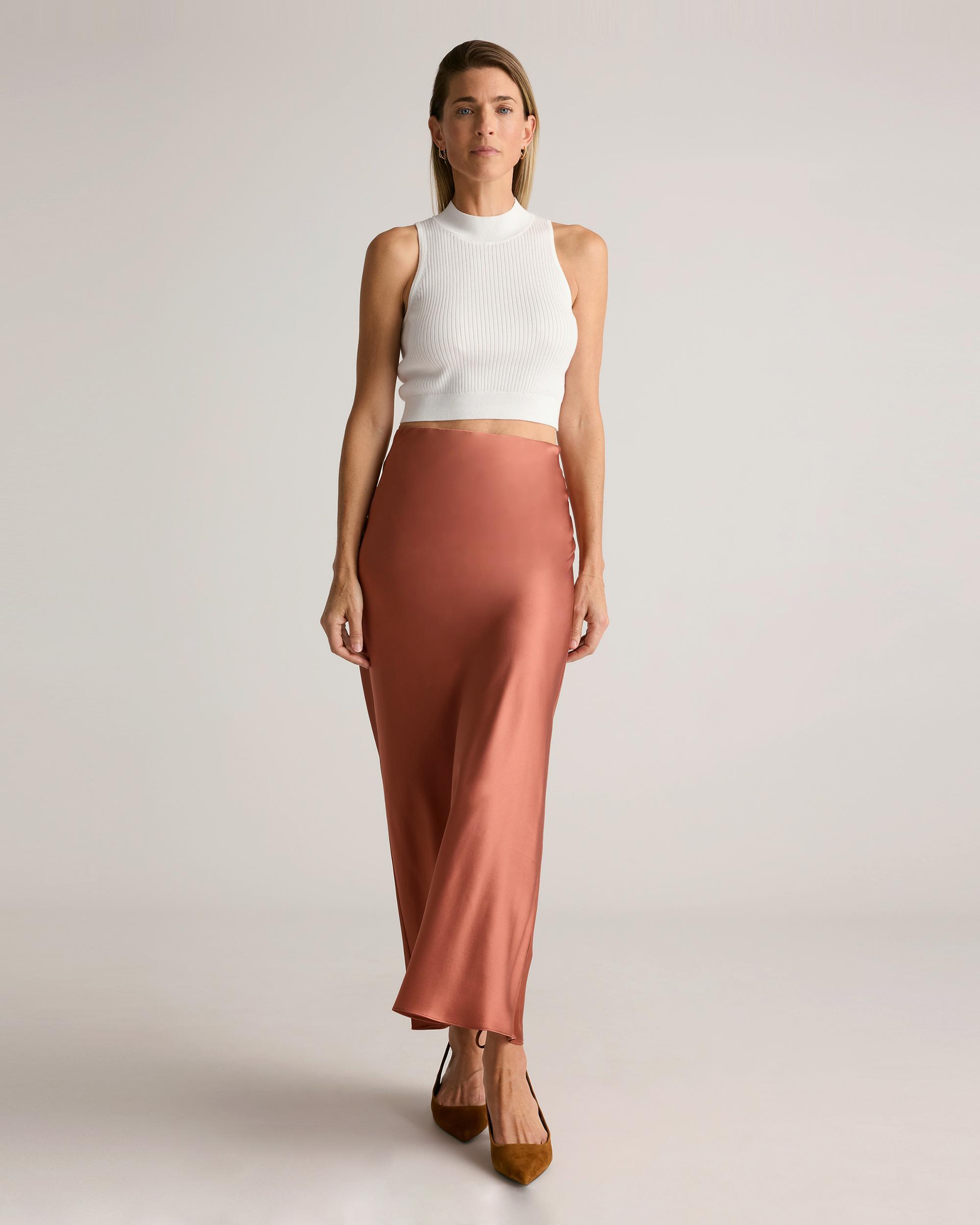 Quince | Women's Maxi Skirt Size XS, Silk Product Image