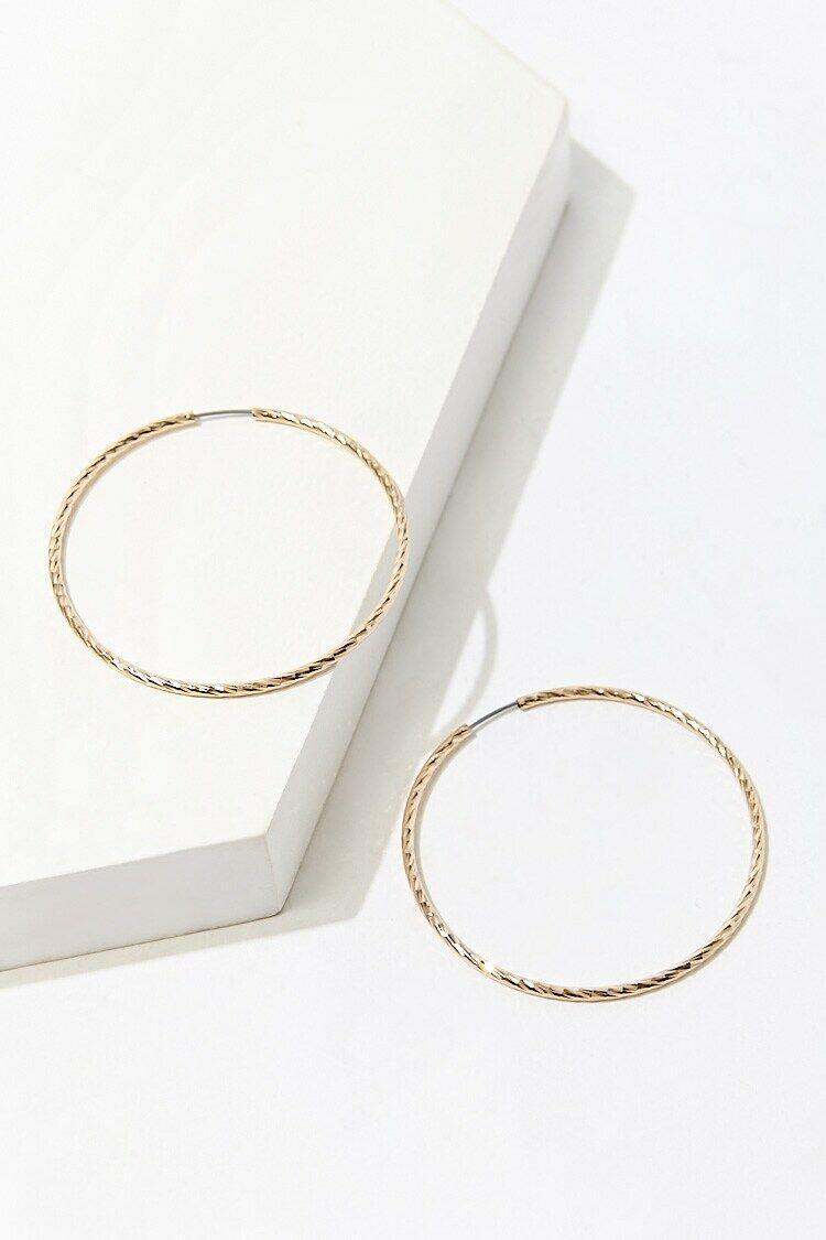 Twisted Hoop Earrings | Forever 21 Product Image