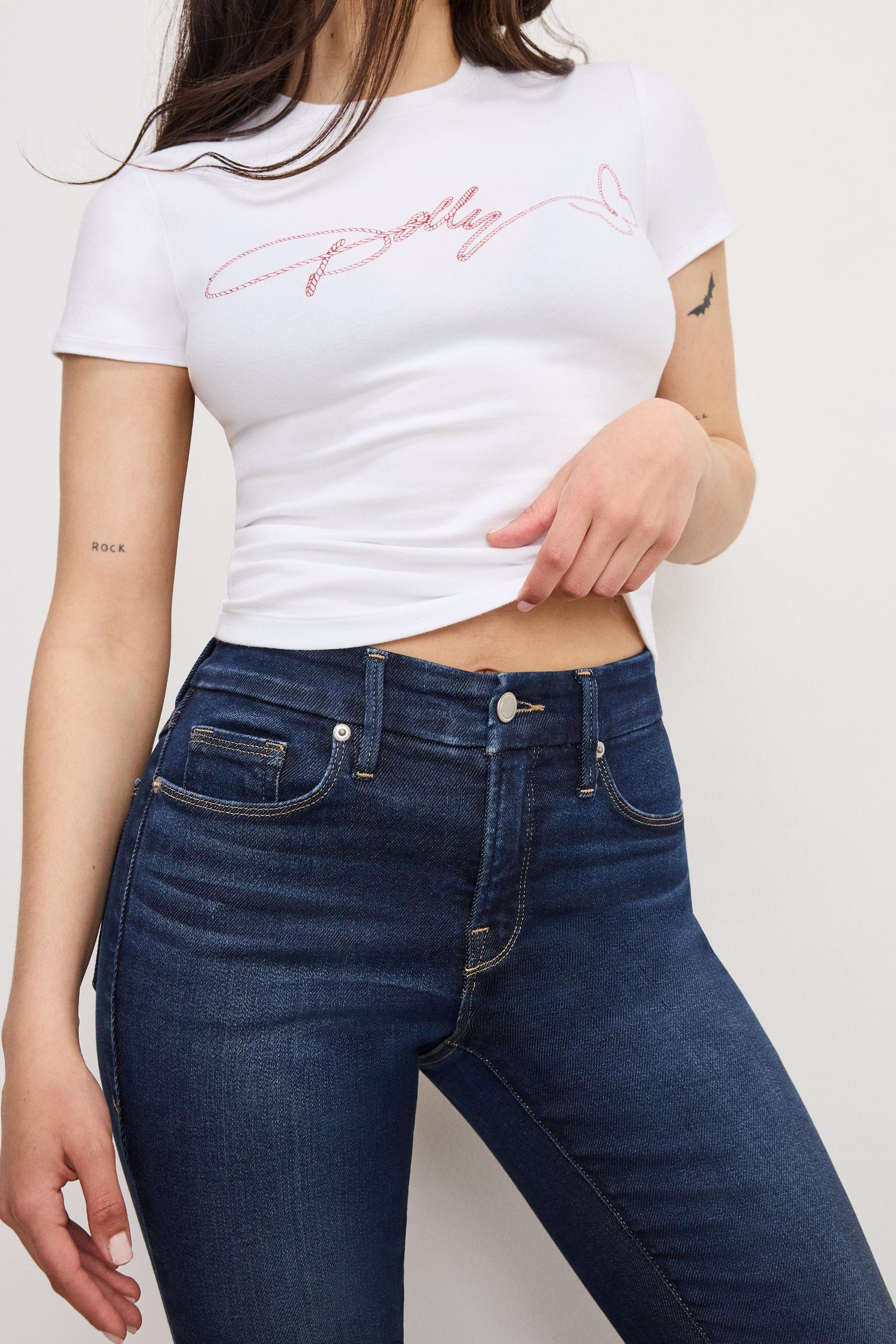 DOLLY JOLEANS PETITE FLARE JEANS | INDIGO1020 Product Image