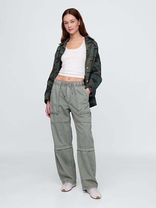 Mid Rise Easy Utility Barrel Pants Product Image