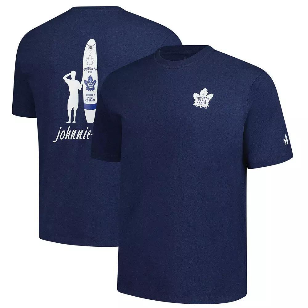 Men's johnnie-O Navy Toronto Maple Leafs Heathered Spencer T-Shirt, Size: XL, Mpl Blue Product Image
