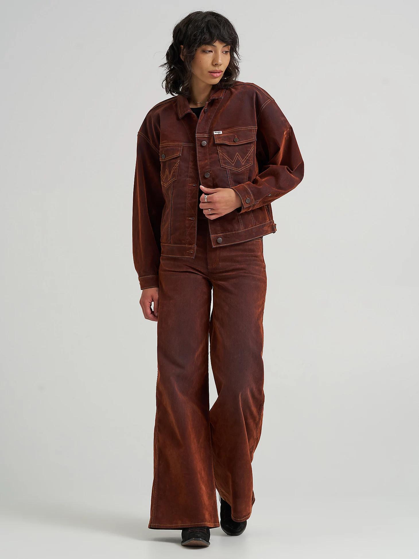 Women's Flocked Easy Fit Jacket | Women's JACKETS & OUTERWEAR | Wrangler® Product Image