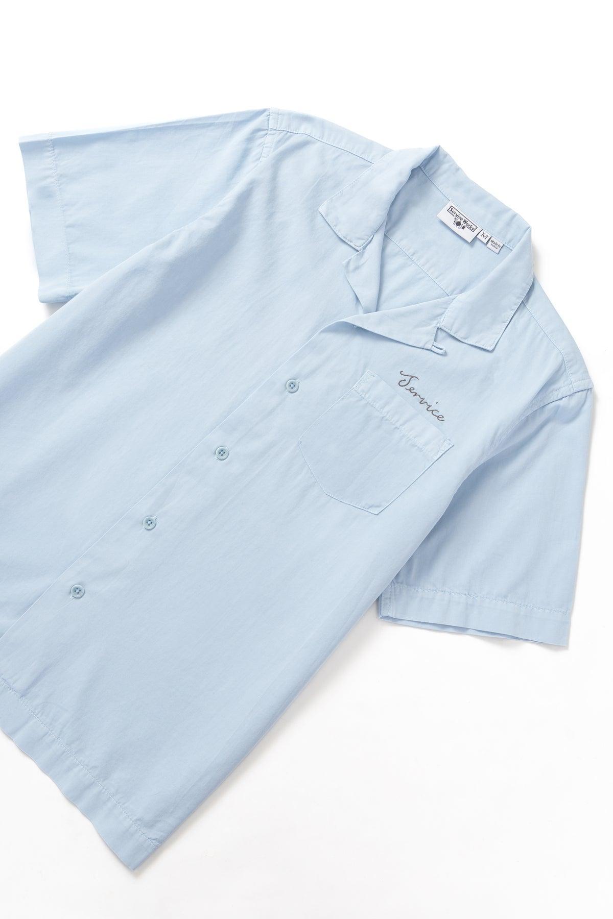 Service Works - Embroidered Resort Shirt - Powder Product Image
