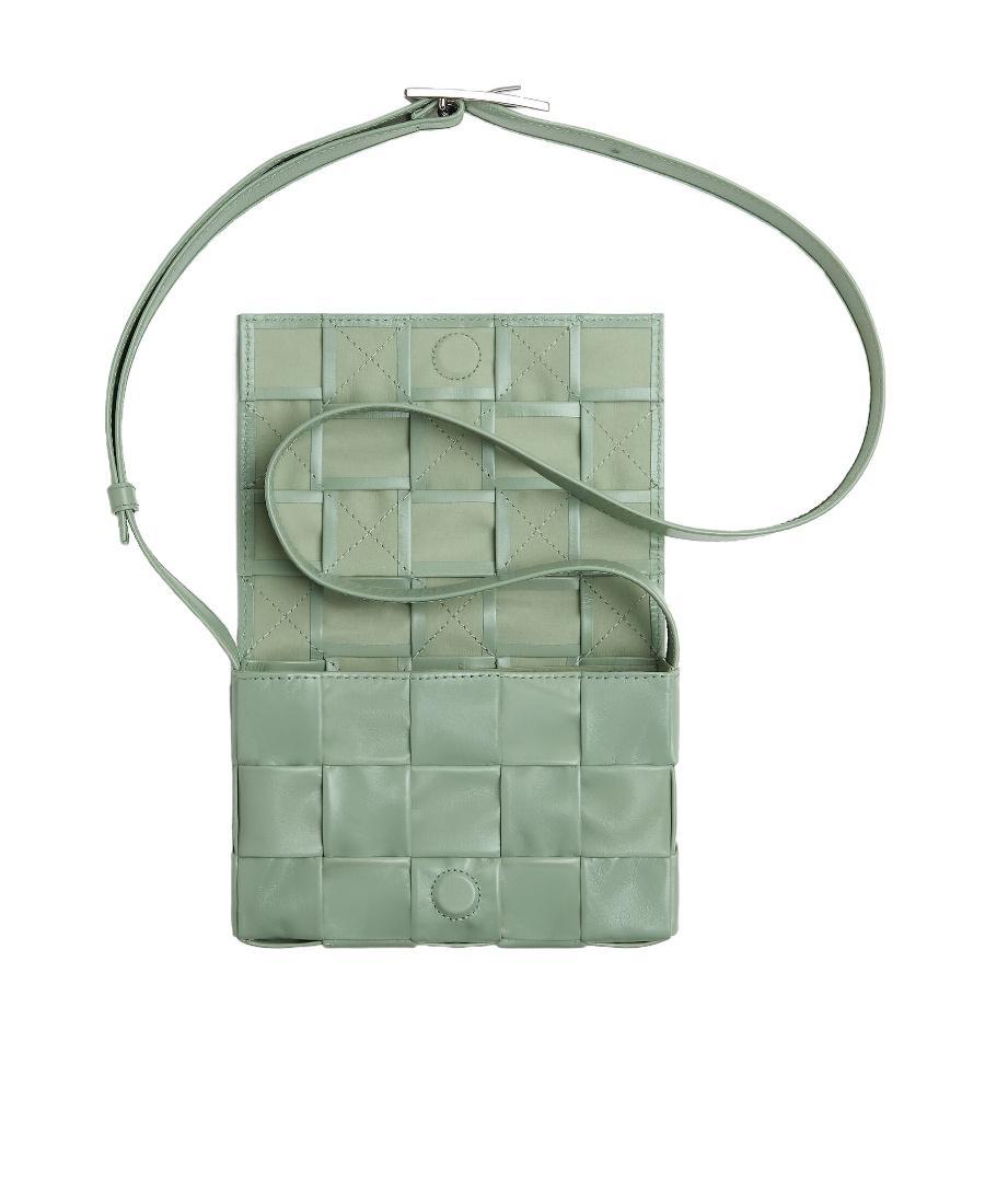 BOTTEGA VENETA Cassette Satchel Bag In Green Product Image