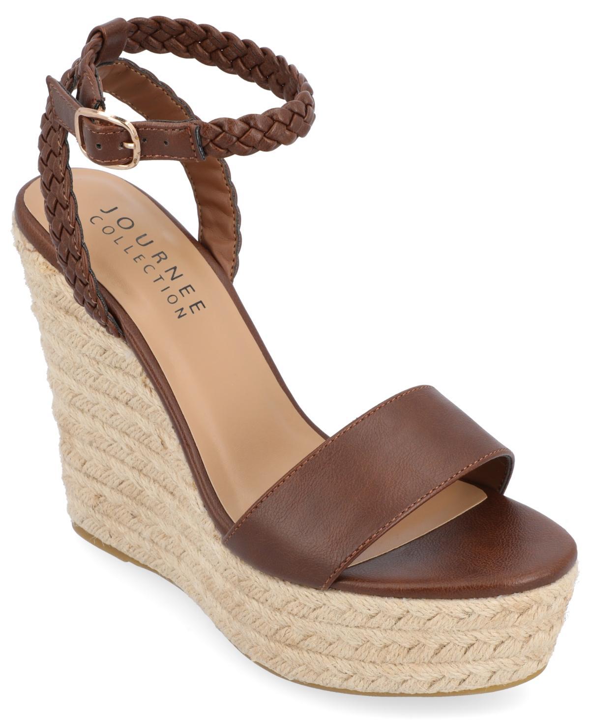 Journee Collection Womens Andiah Wedge Sandal Product Image