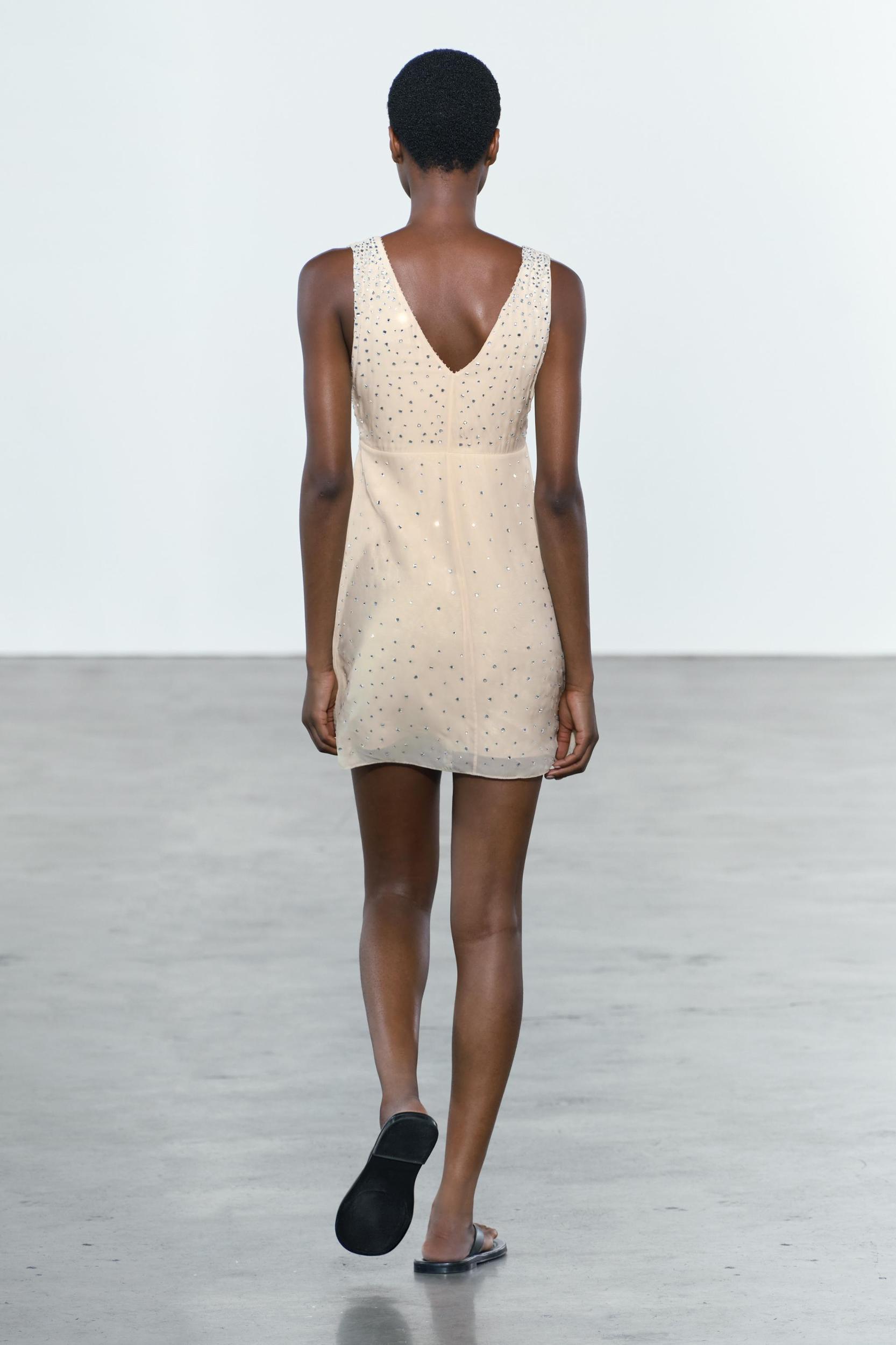 SPARKLY MINI DRESS ZW COLLECTION Product Image
