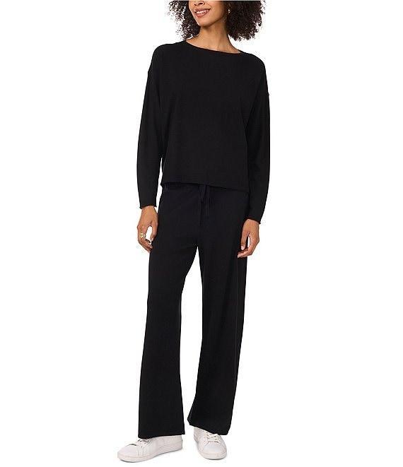 Vince Camuto Crew Neck Long Sleeve Top Product Image