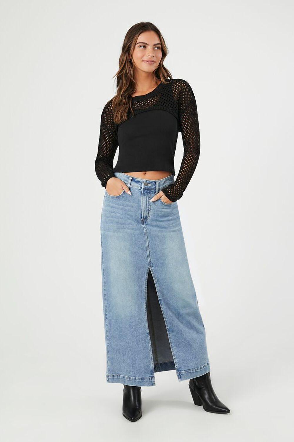Open-Knit Shrug Sweater | Forever 21 Product Image