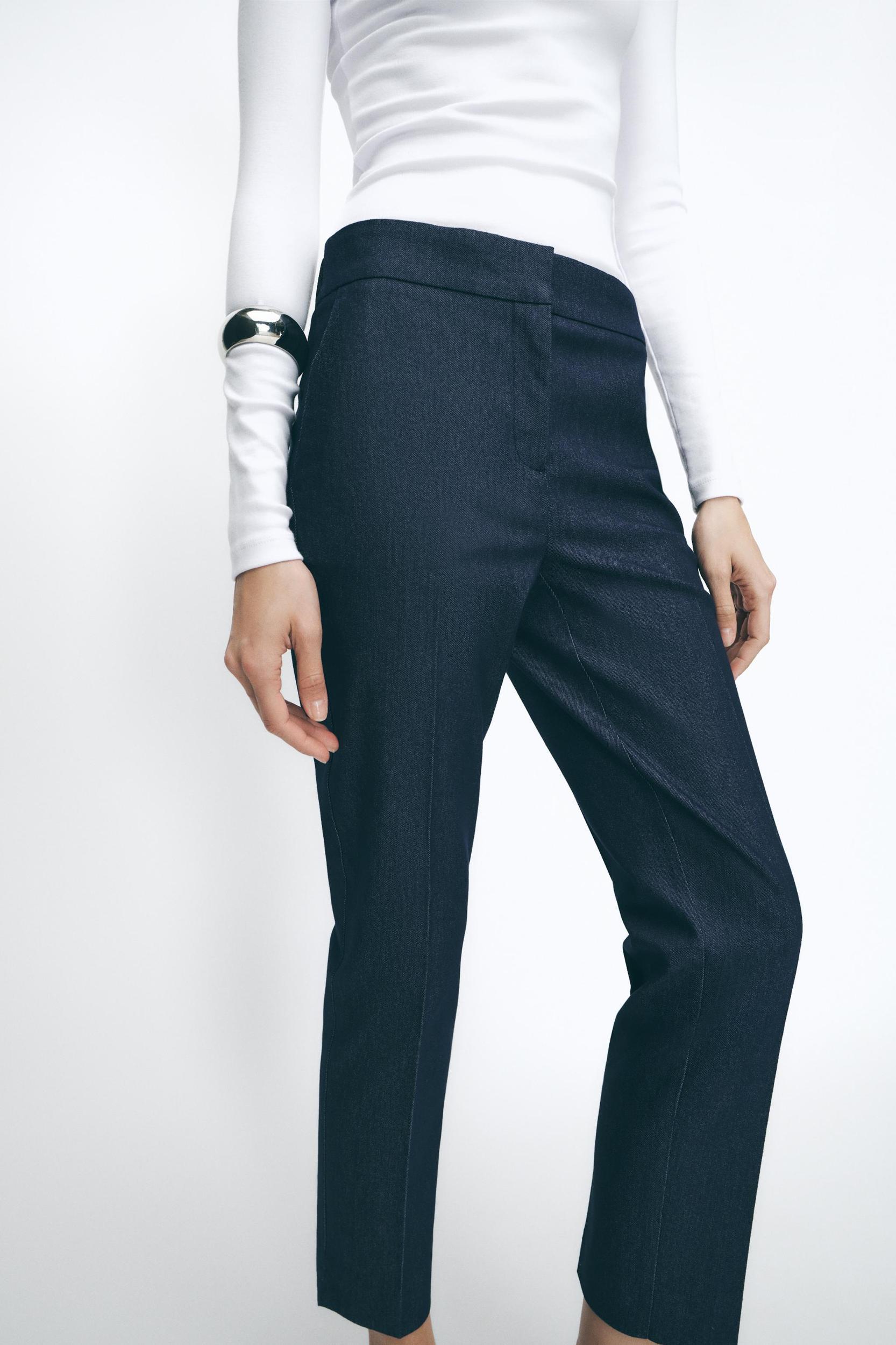 SOFT ANKLE-LENGTH PANTS Product Image