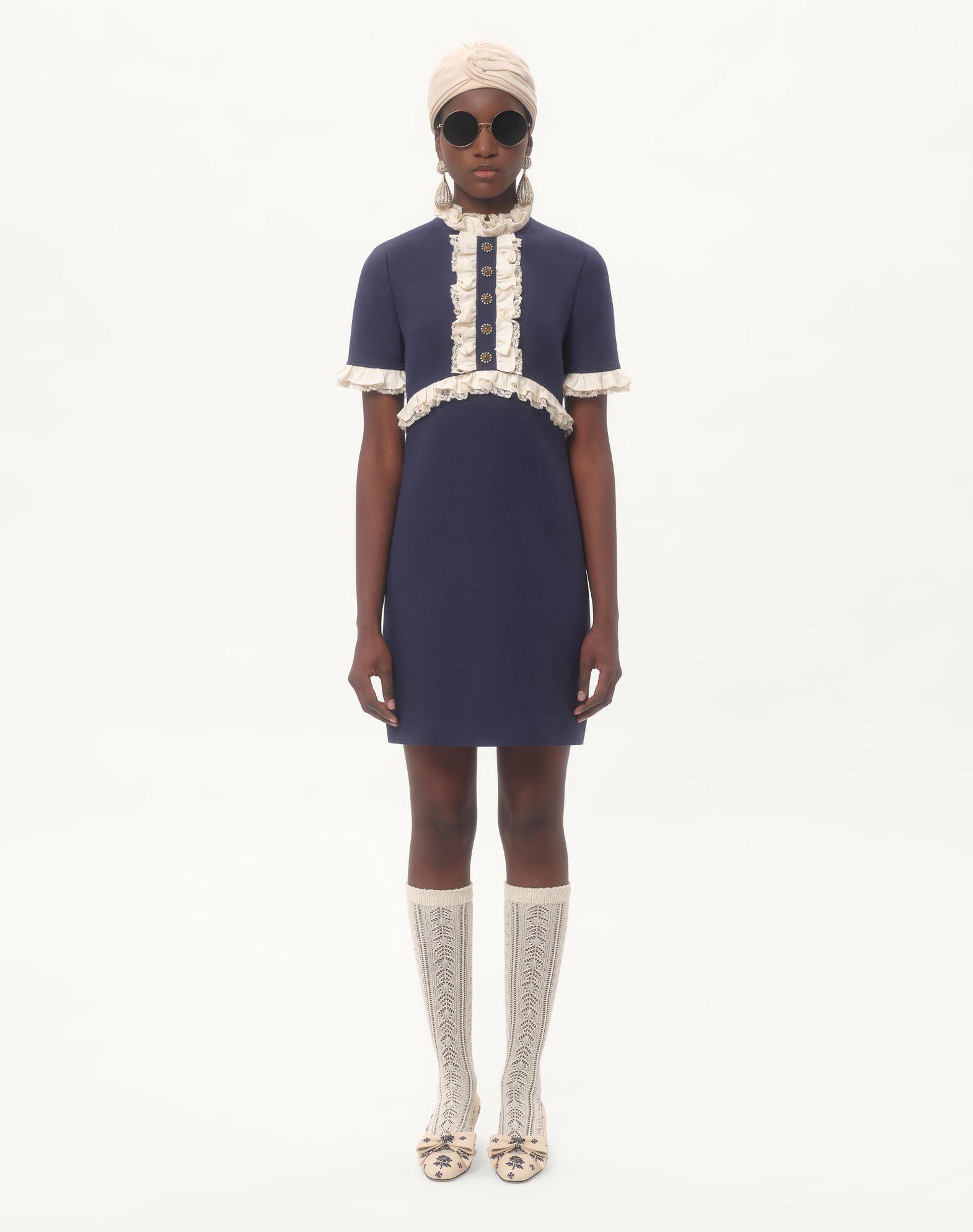 Crepe Couture Short Dress  Product Image