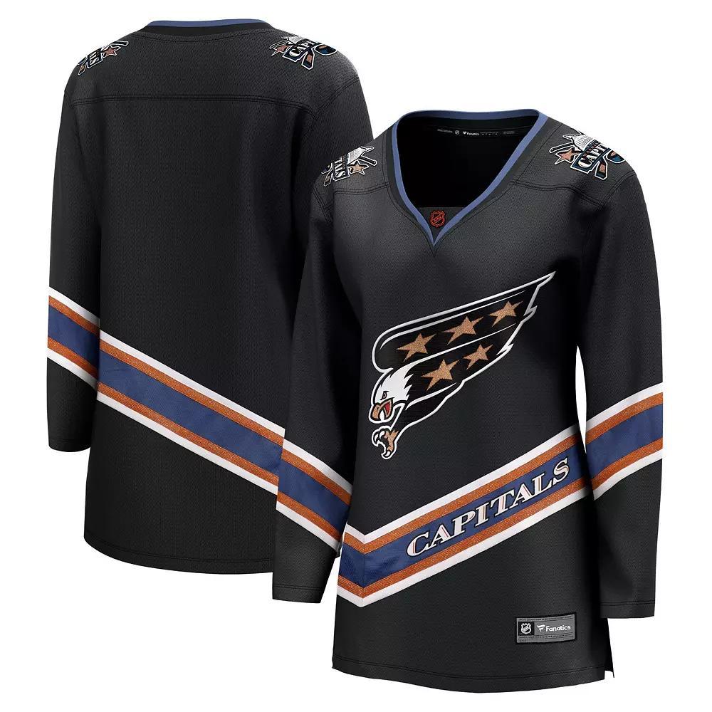 Women's Fanatics Branded Black Washington Capitals Special Edition 2.0 Breakaway Blank Jersey, Size: Medium Product Image