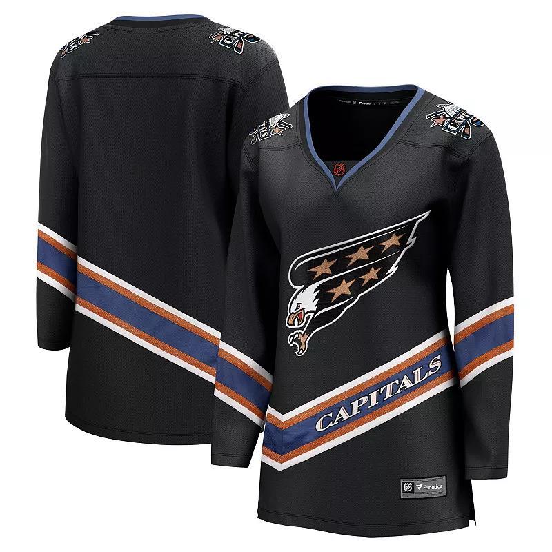 Women's Fanatics Branded Black Washington Capitals Special Edition 2.0 Breakaway Blank Jersey, Size: Medium Product Image