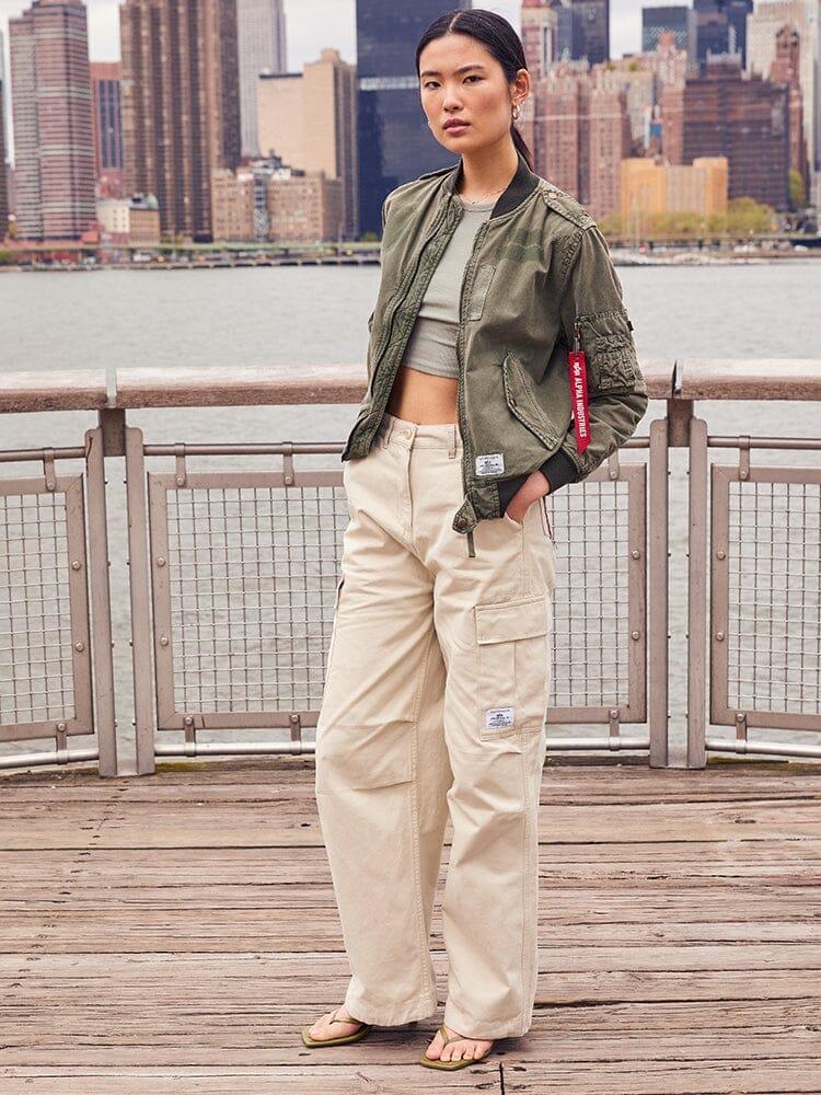 WOMEN'S M-65 CARGO PANT - LIMESTONE (SEASONAL) - LIMESTONE / 27/28 Product Image