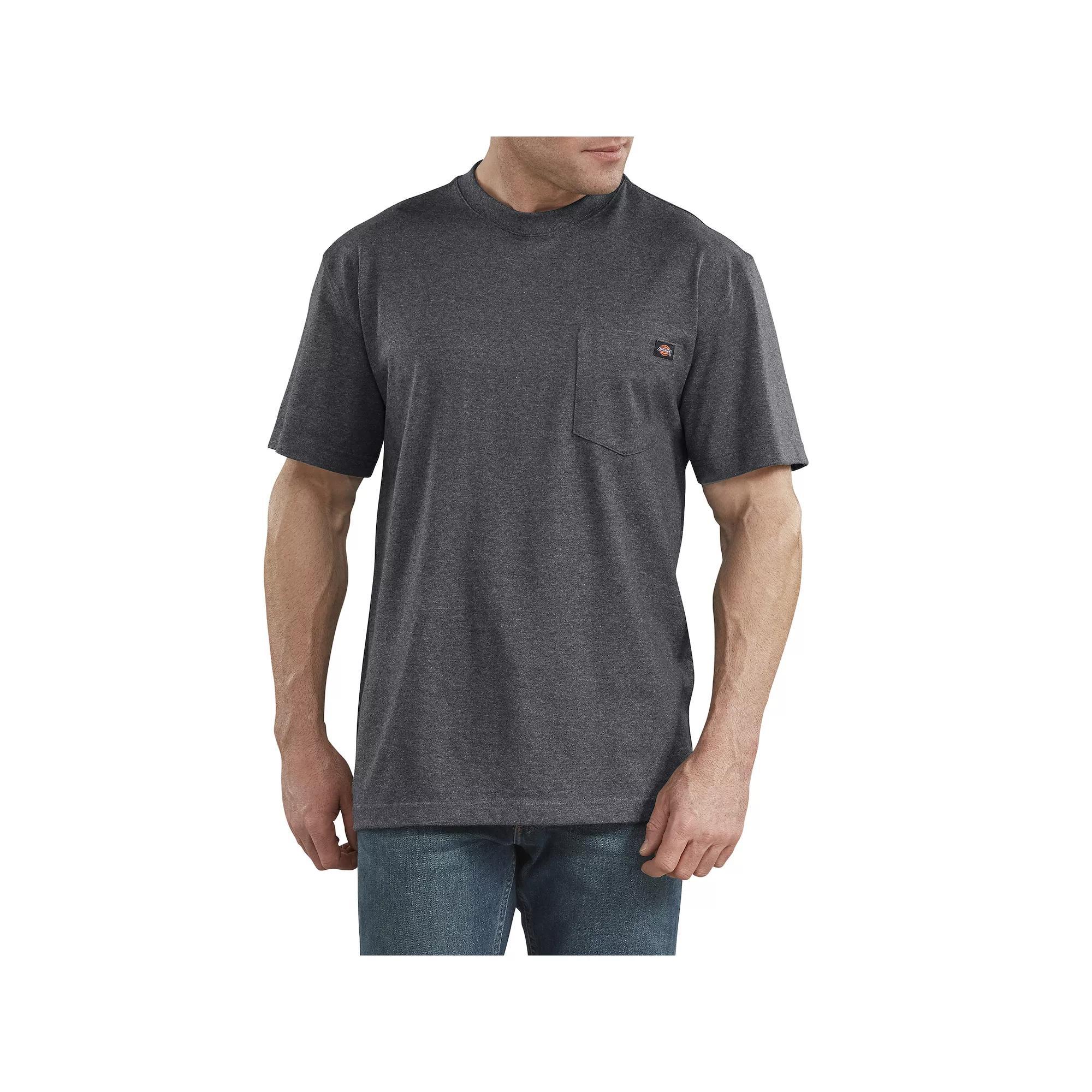 Men's Dickies Heavyweight Crewneck Tee, Size: Large, Limoges Single Dye Product Image