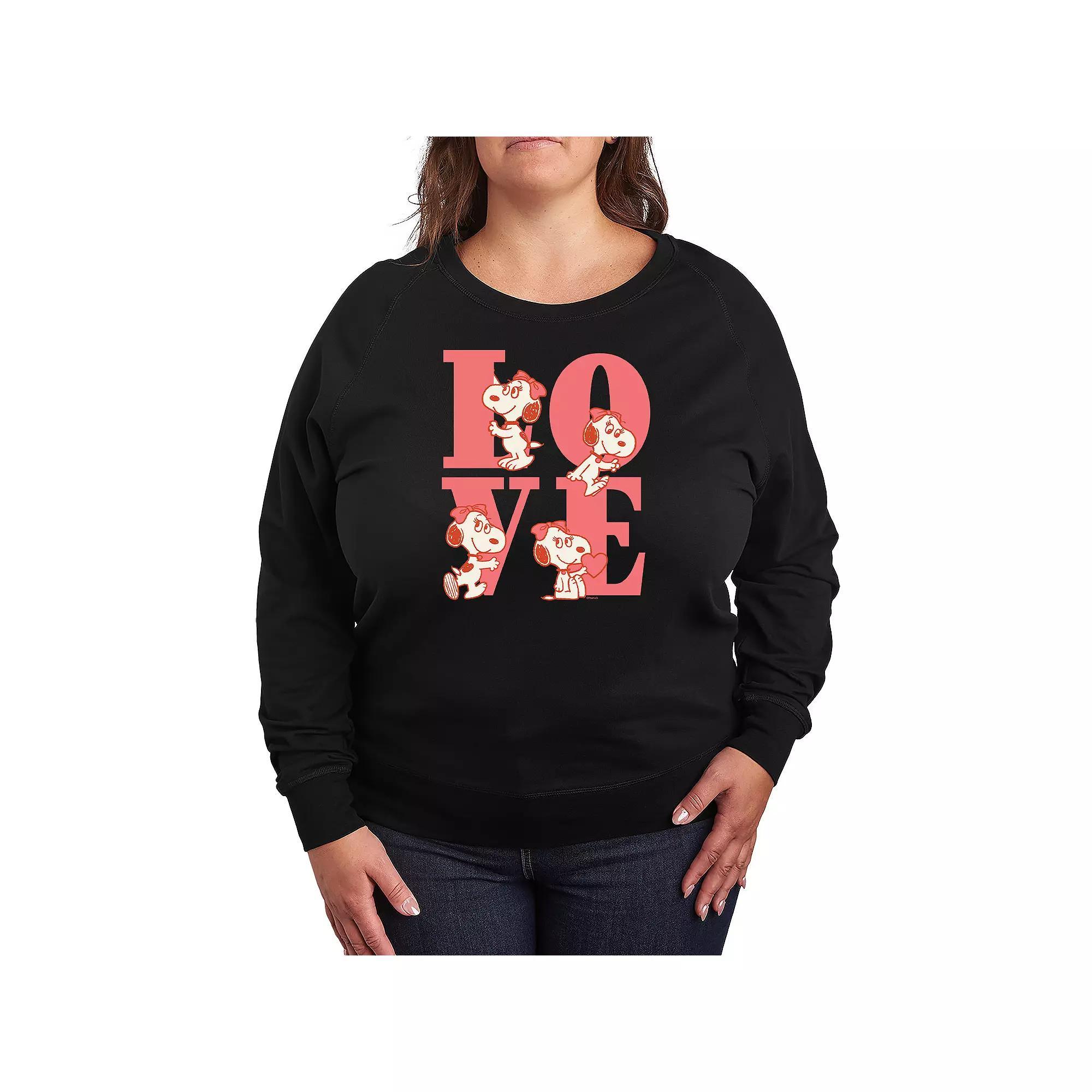 Plus Size Yellowstone Sorta Beth Dutton French Terry Long Sleeve Tee, Womens Grey Blue Product Image
