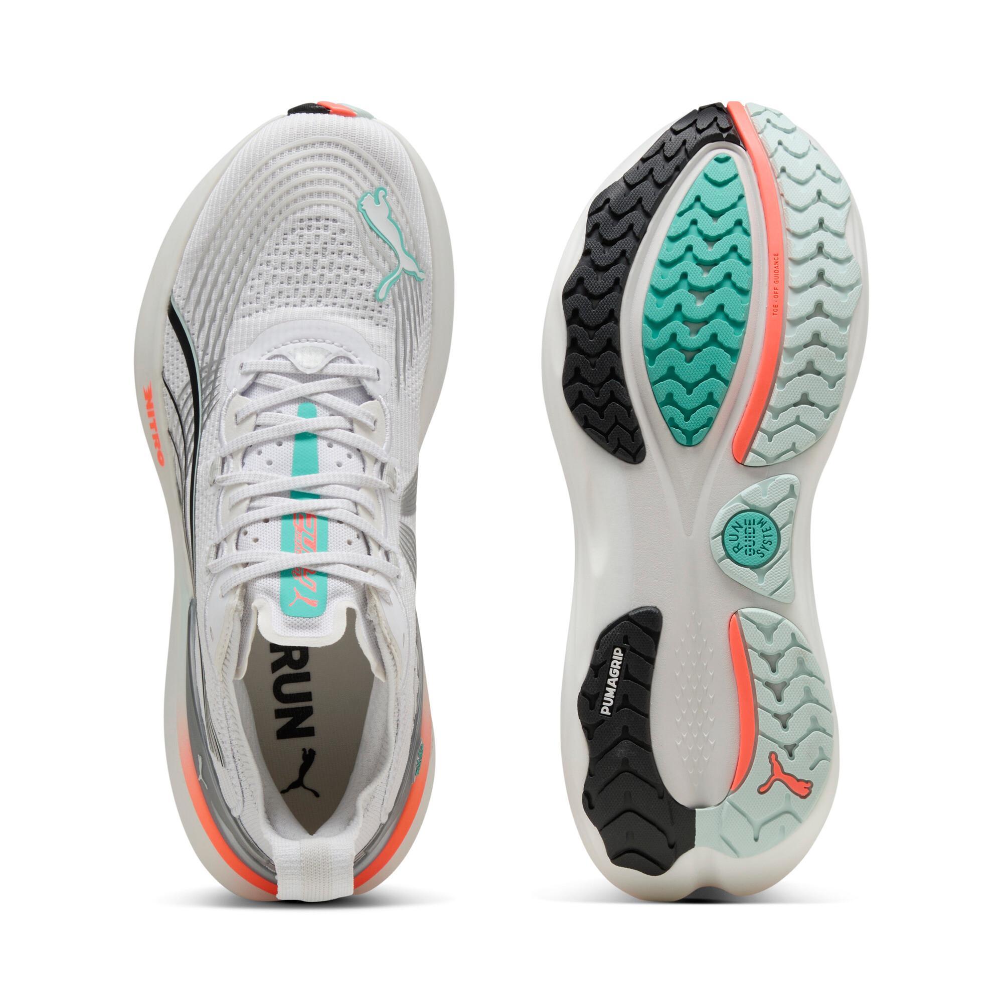 PUMA ForeverRun NITROâ¢ 2 Men's Running Shoes in White/Glowing Red Product Image