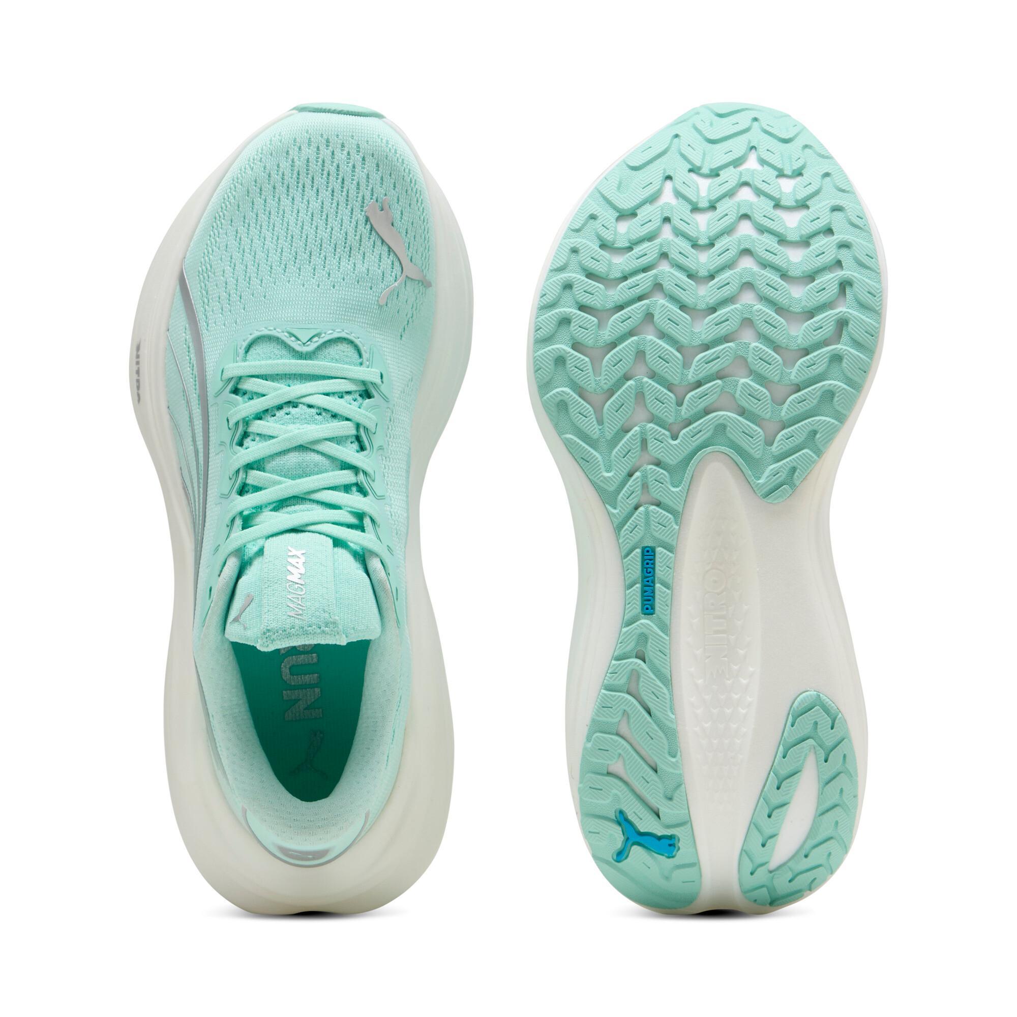 PUMA MagMax NITROâ¢ Women's Running Shoes in Mint Melt/Speed Blue Product Image
