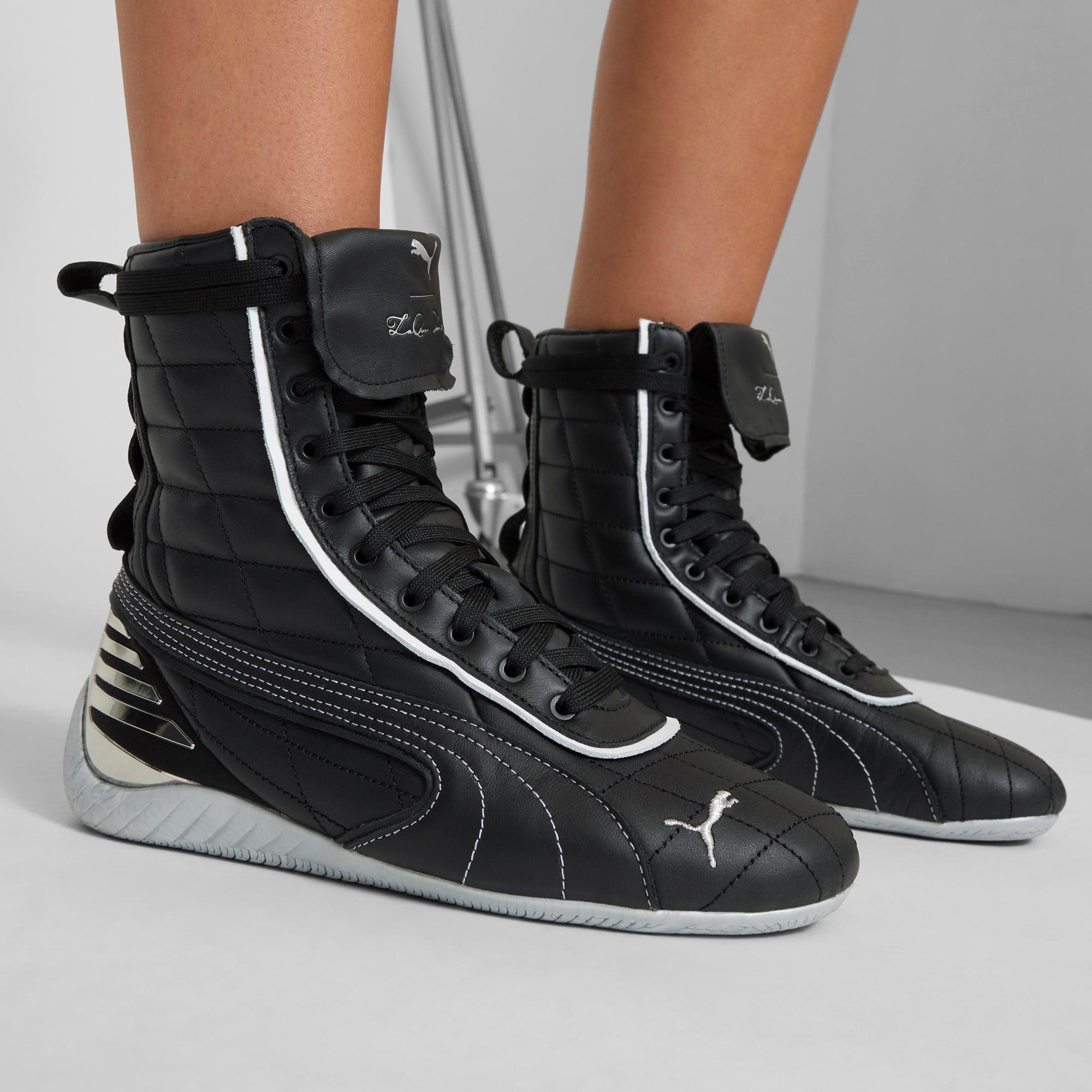 PUMA x LAQUAN SMITH Speedcat Leather Women's Mid Sneakers Product Image