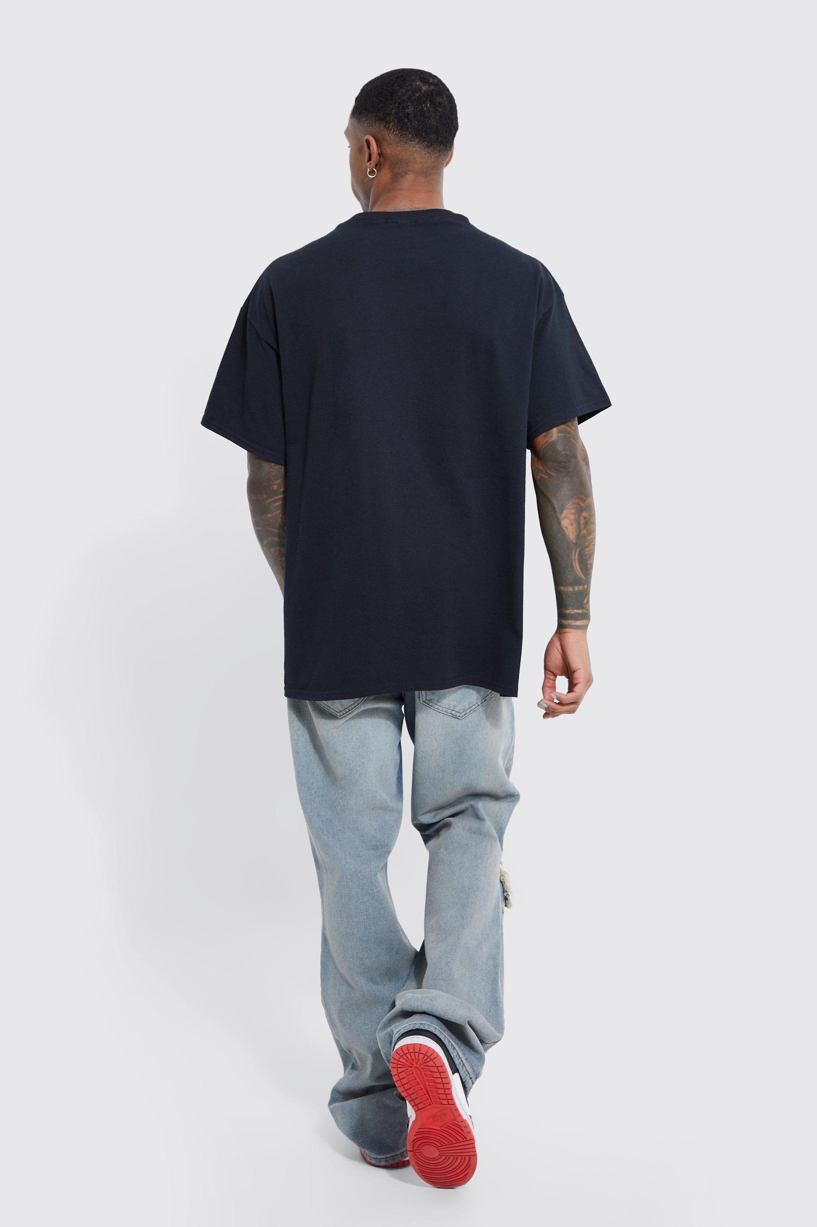 Oversized Sopranos License T-shirt | boohooMAN USA Product Image