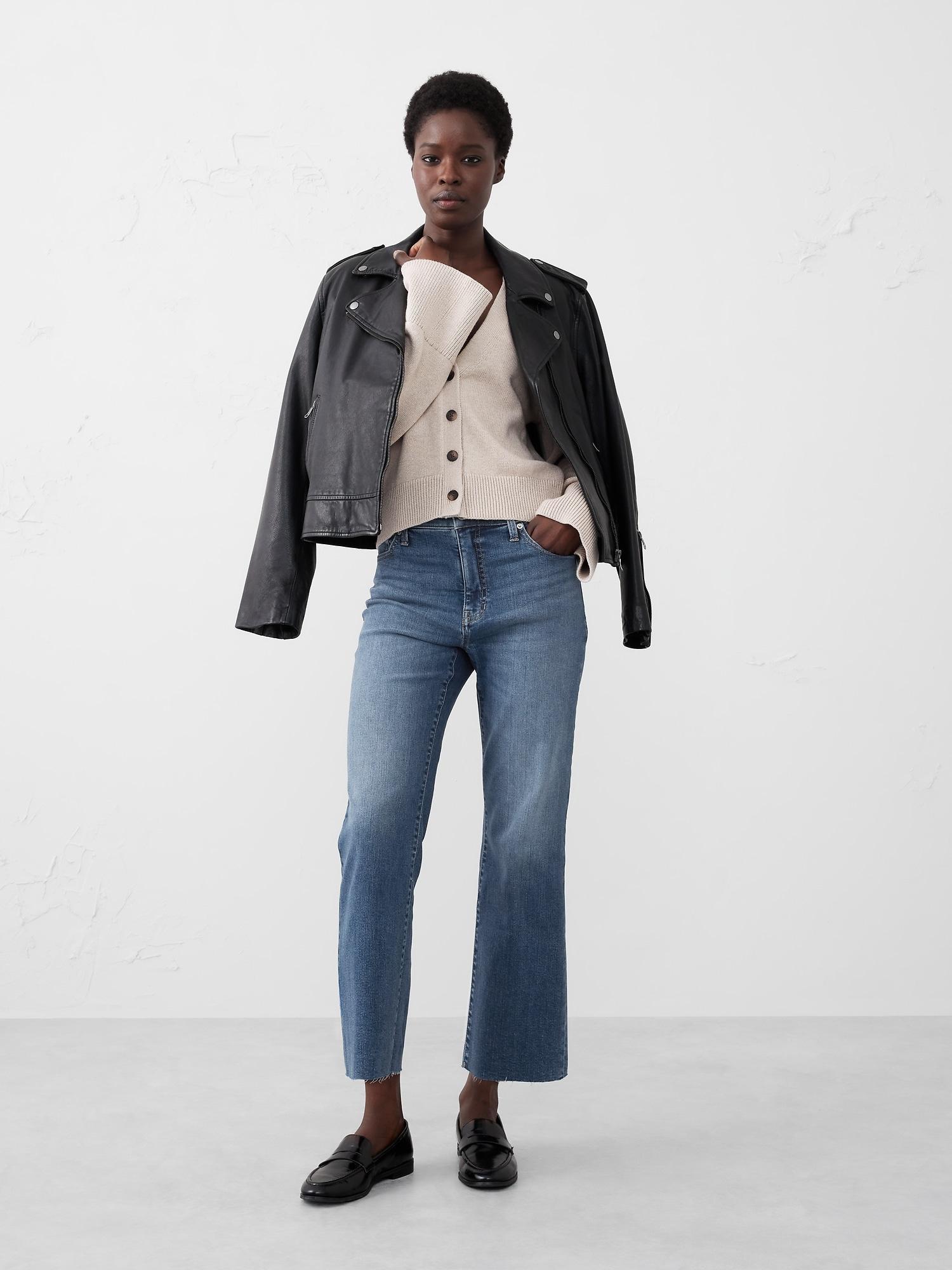 High-Rise Bootcut Cropped Jean Product Image