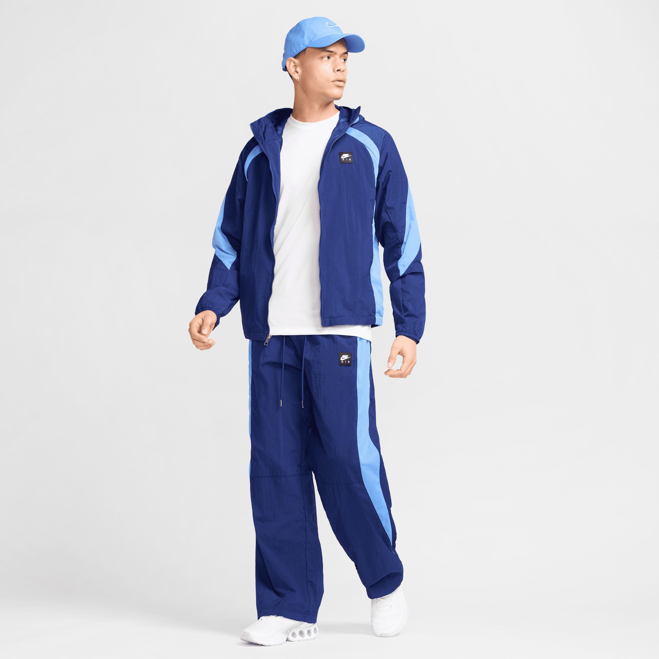 Nike Mens Nike Air Woven Pants - Mens Blue Void/University Blue Product Image
