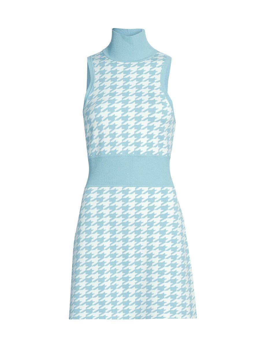 Womens Shelby Herringbone Mock Turtleneck Dress Product Image