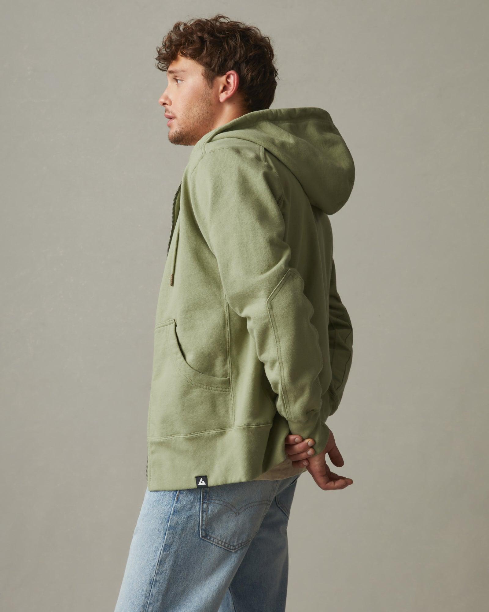 Men's Classic Full Zip - Pale Sage Male Product Image