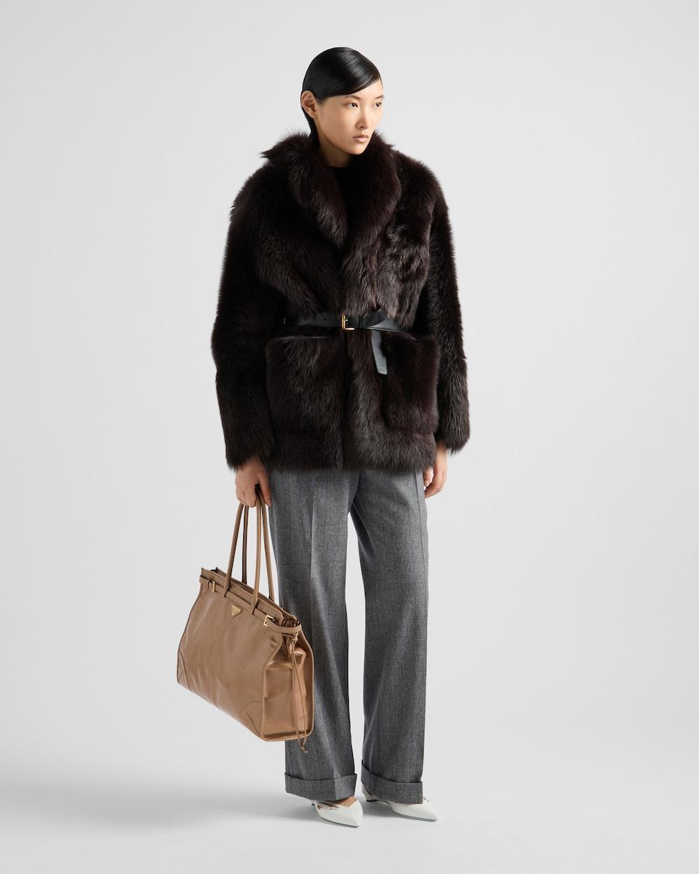 Prada Bonnie extra large leather handbag Product Image