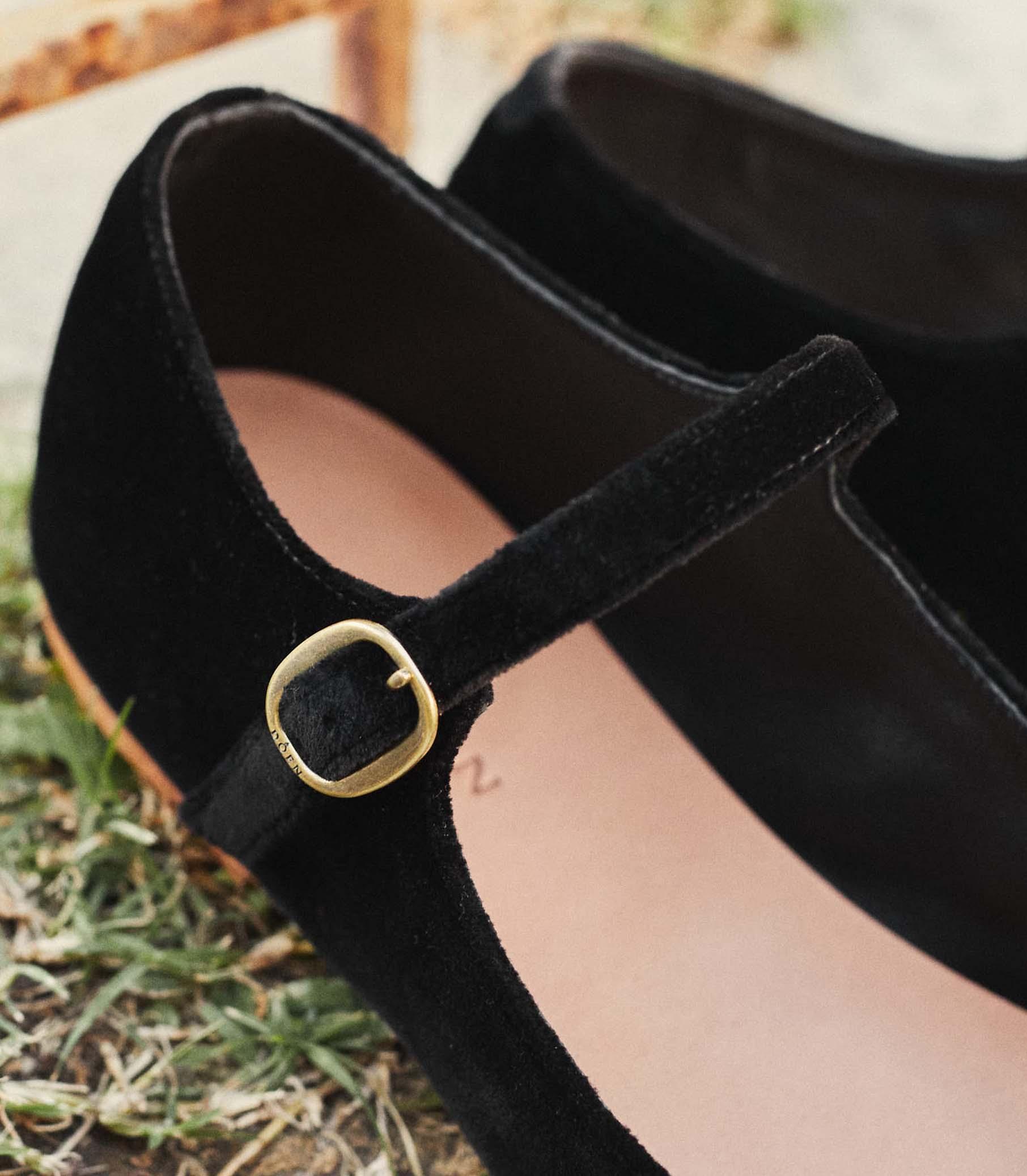 MARY JANE SLIPPER -- BLACK Product Image
