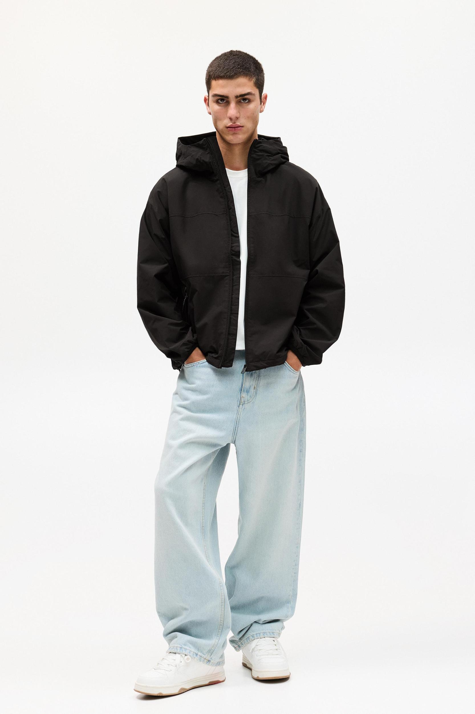 Color block raincoat Product Image