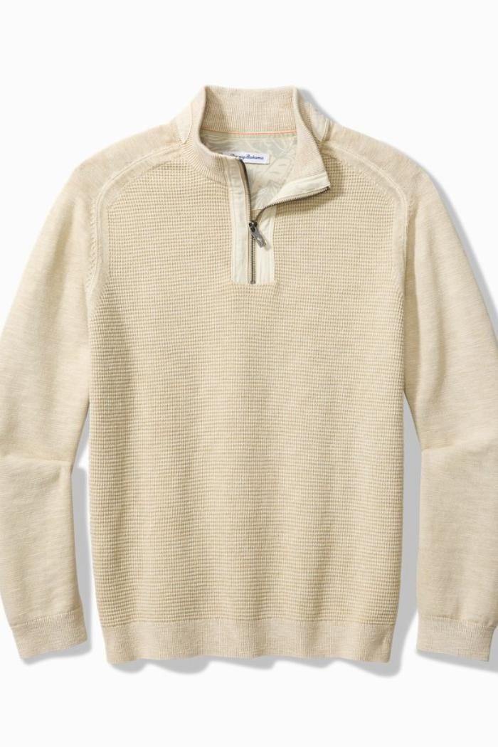 Tidemark Half Zip- French Clay Product Image